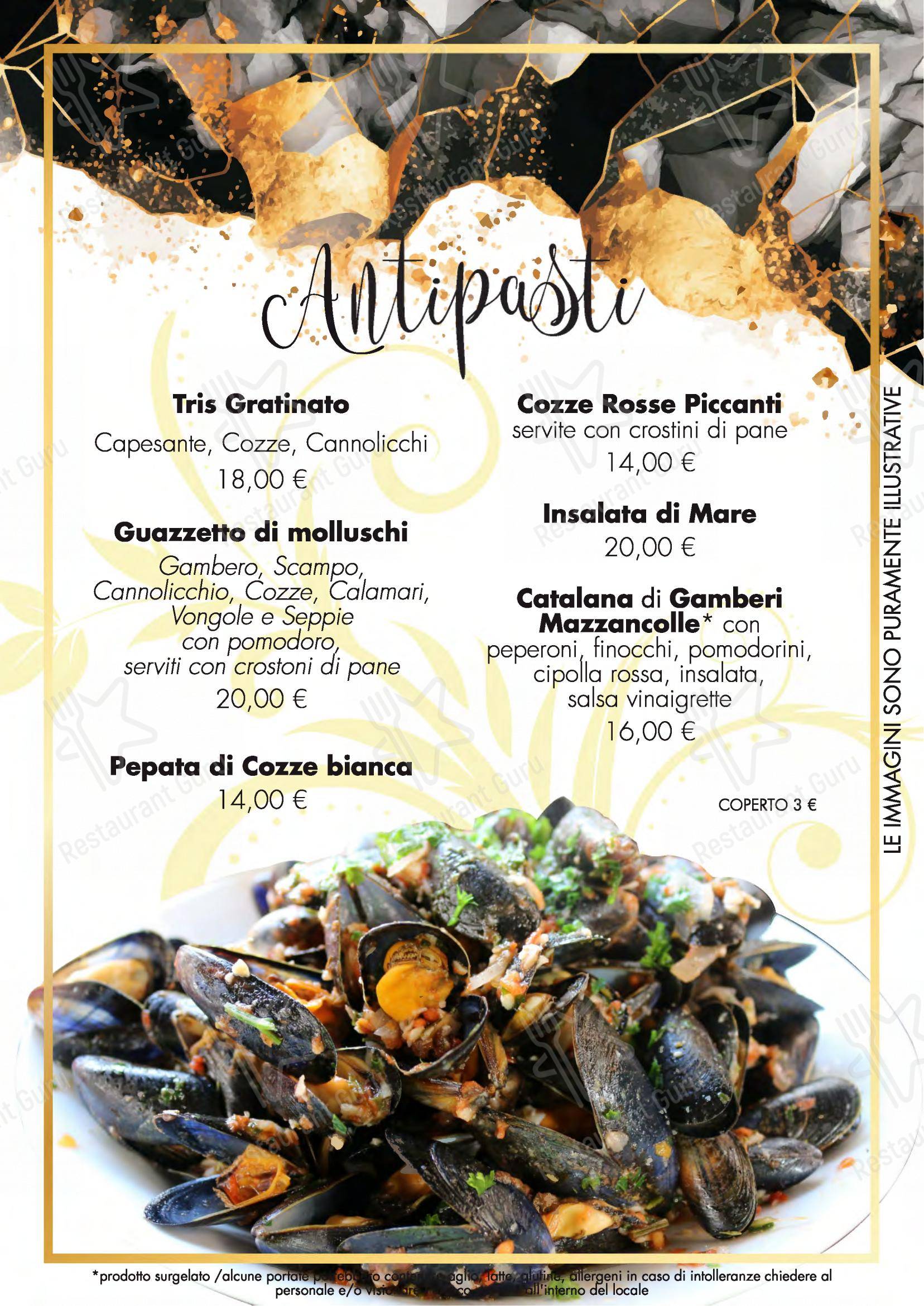 Menu per Seminara Restaurant ristorante