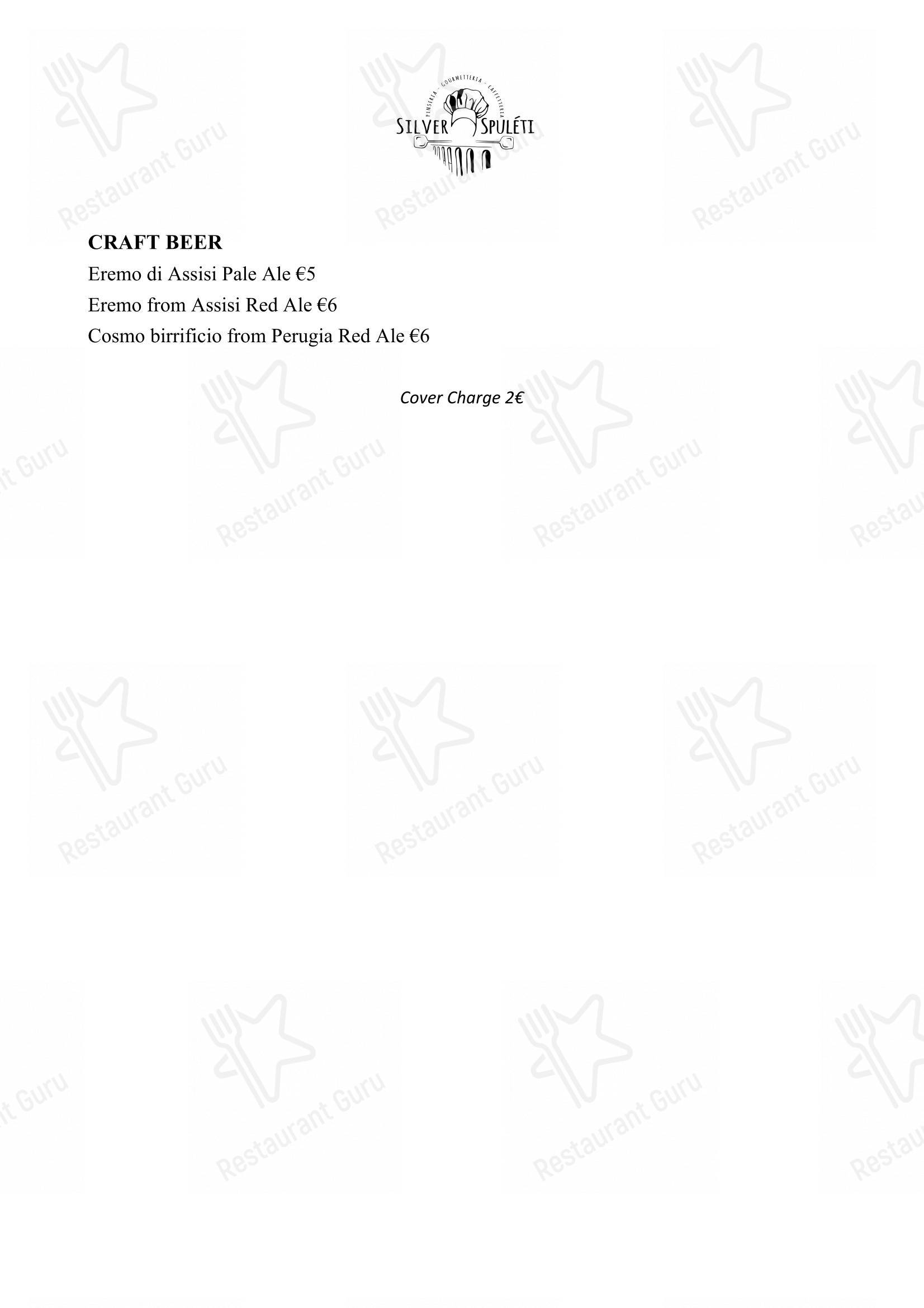 Silver Spuleti in Spoleto - Menu