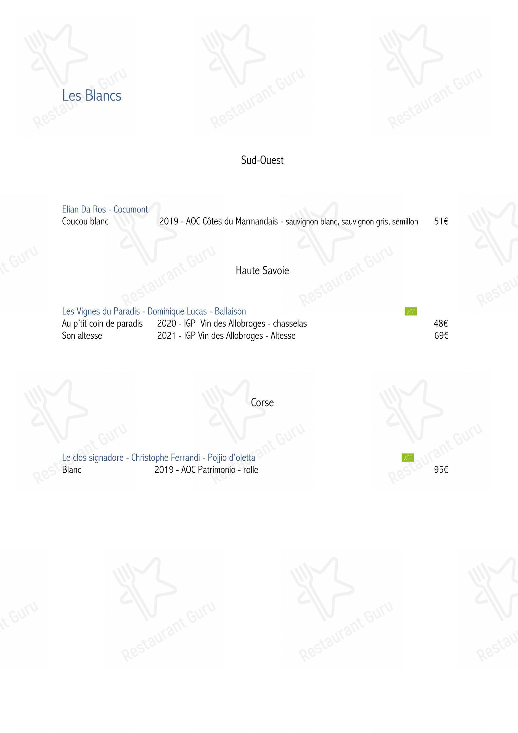 SouKa Bistrot des Vins - Restaurant Caviste Bar a Vins dans Aniane - Menu