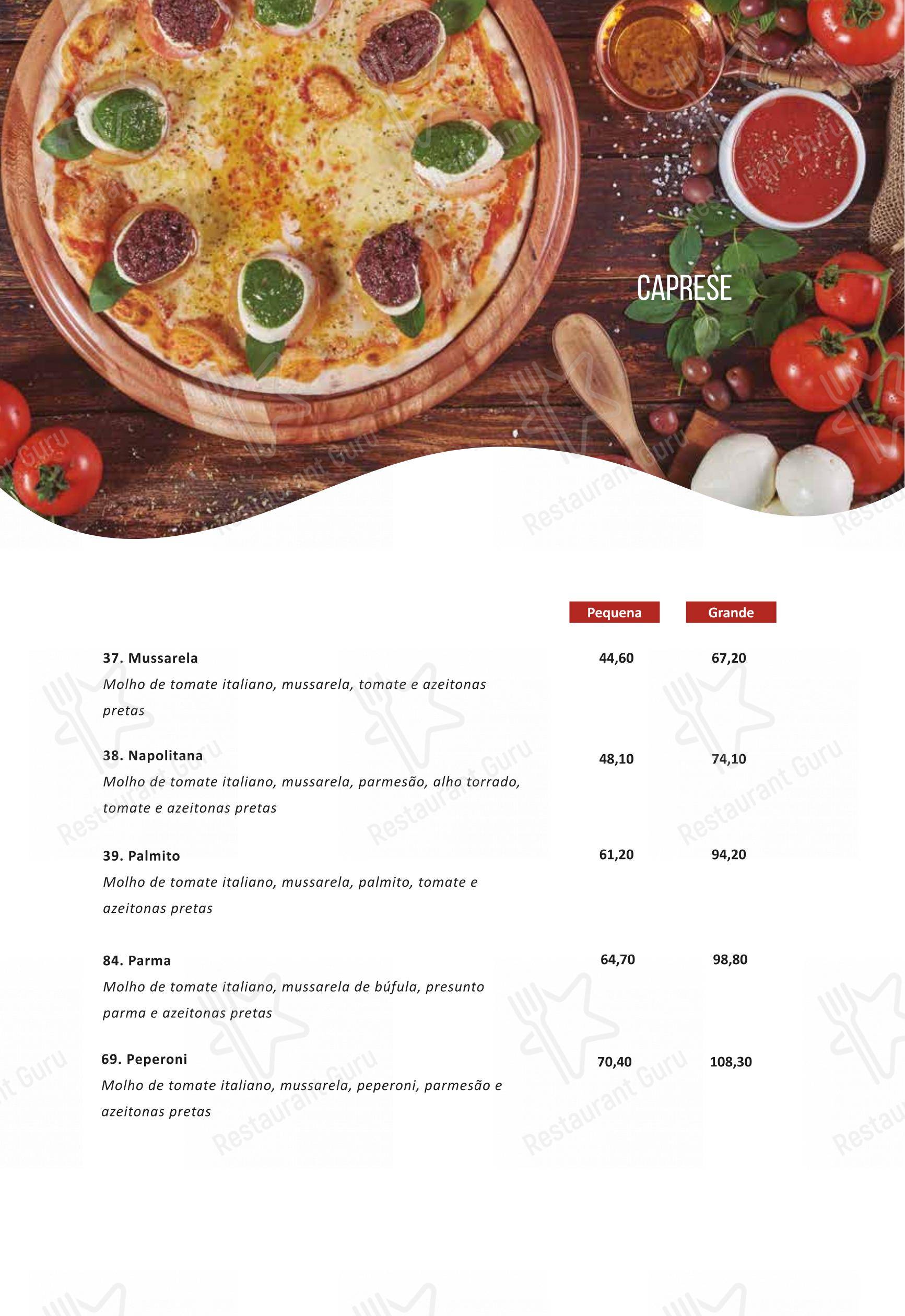 Menu para WO Brasa & Pizza em Valinhos