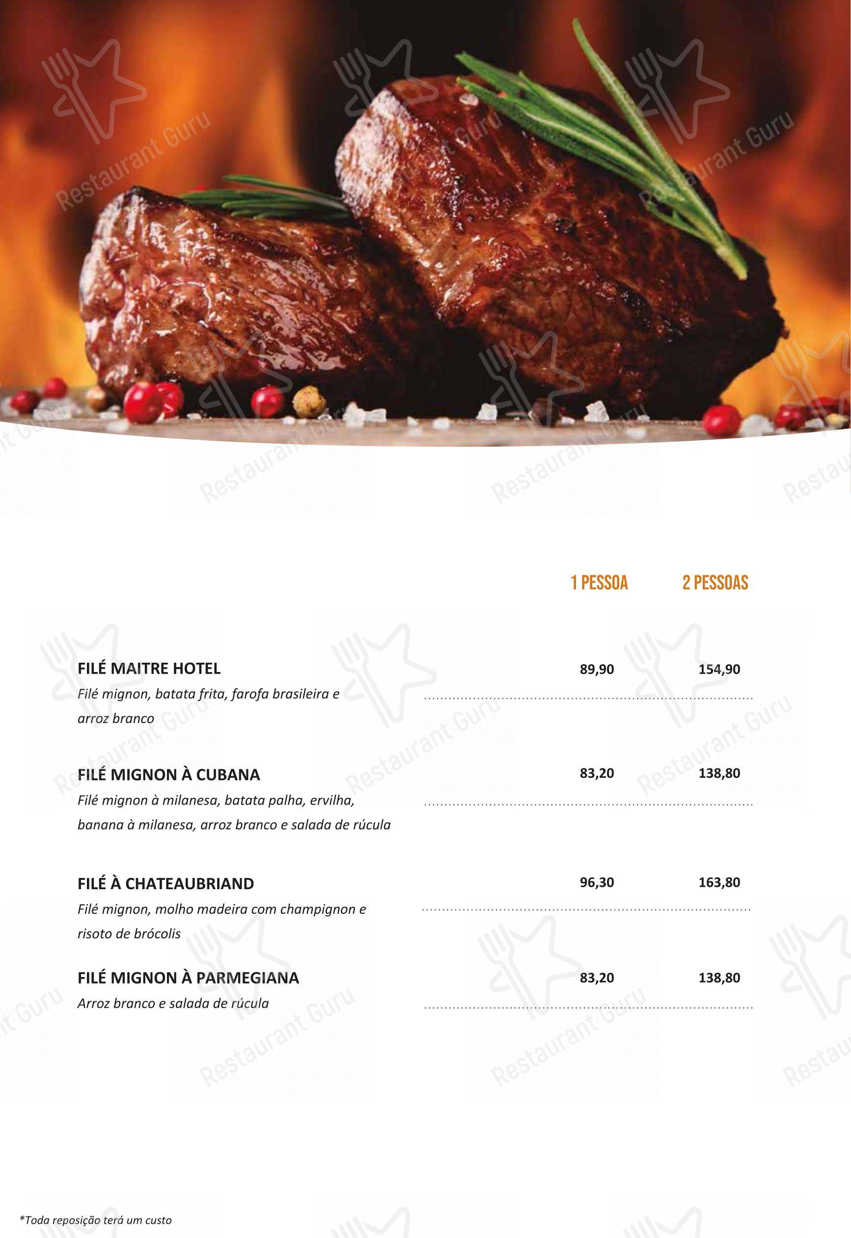 WO Brasa & Pizza em Valinhos - Menu bar