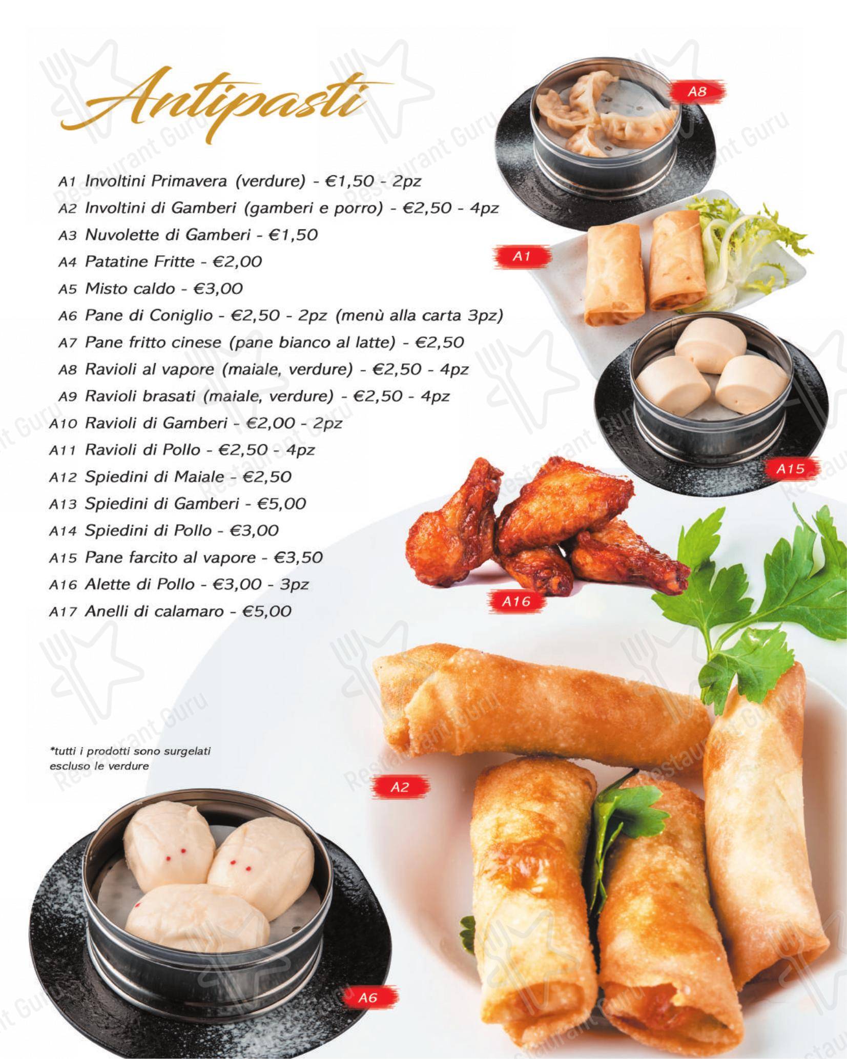 Menu per Yuki Sushi di carini in Carini
