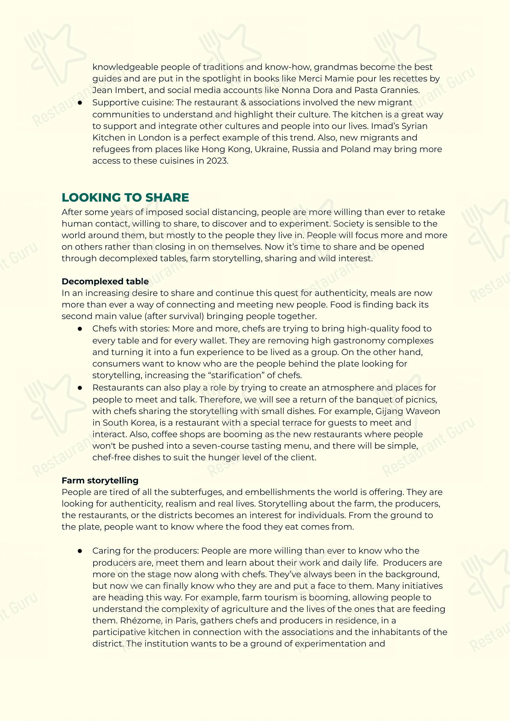 Menu bar per ALLORO in Frascati