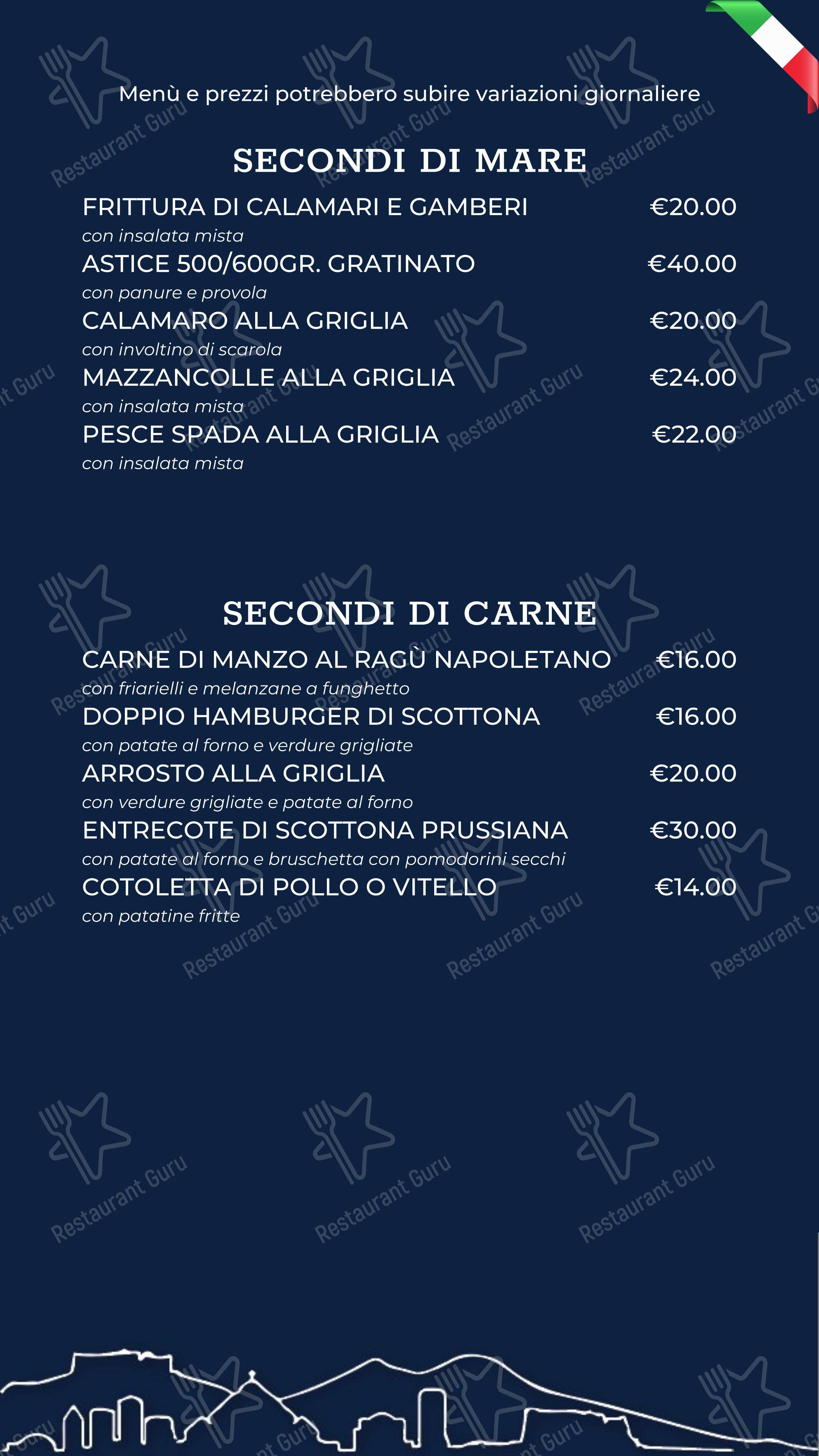 antonio & antonio in Napoli - Menu