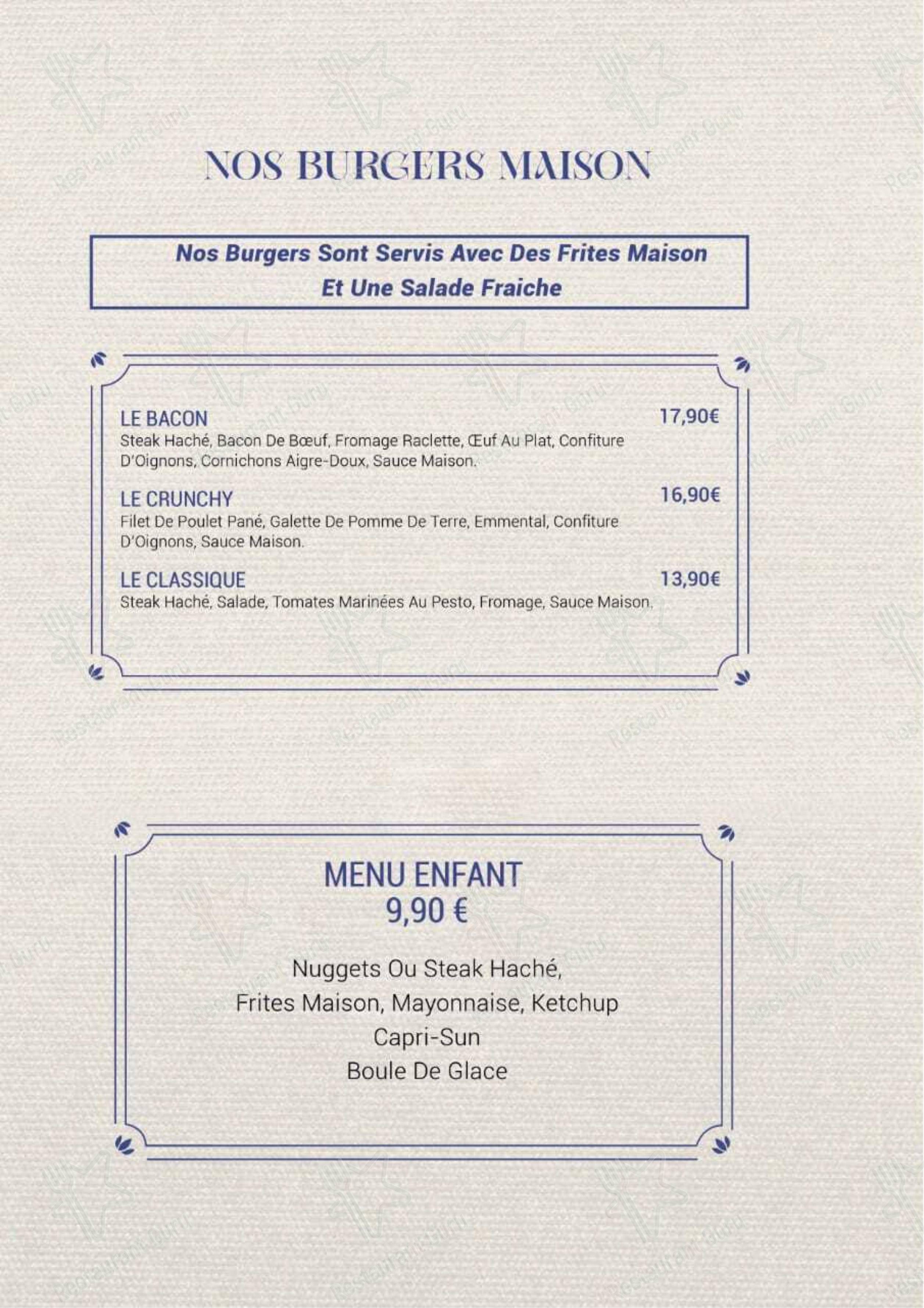 Menu pour Aromat Restaurant Lille dans Loos