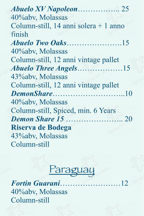 Checchino dal 1887 in Roma - Takeaway Menu
