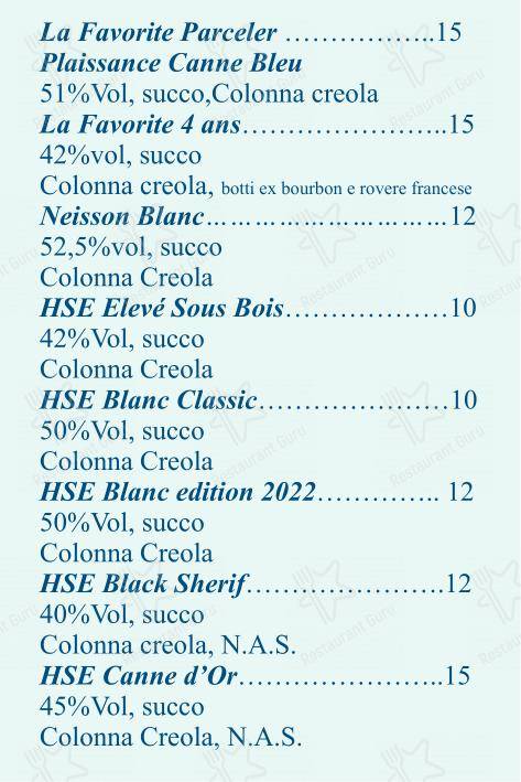 Dinner Menu per Checchino dal 1887 in Roma