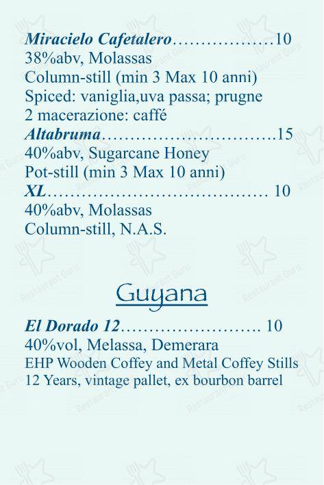 Menu di Checchino dal 1887 - Takeaway Menu