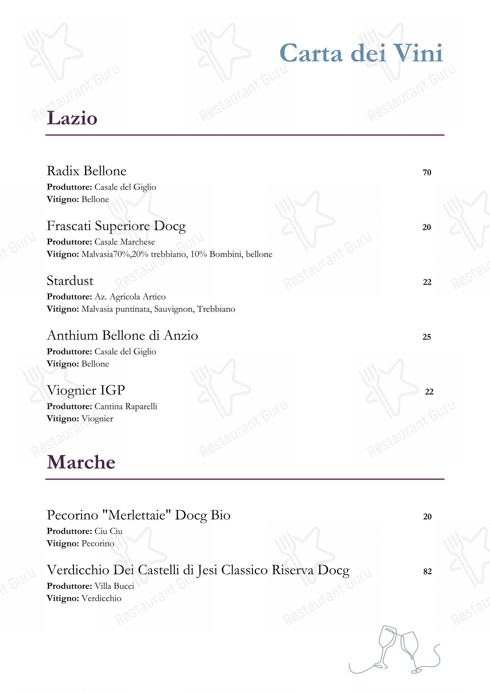菜单 per Cris Fish - Bistrot ristorante
