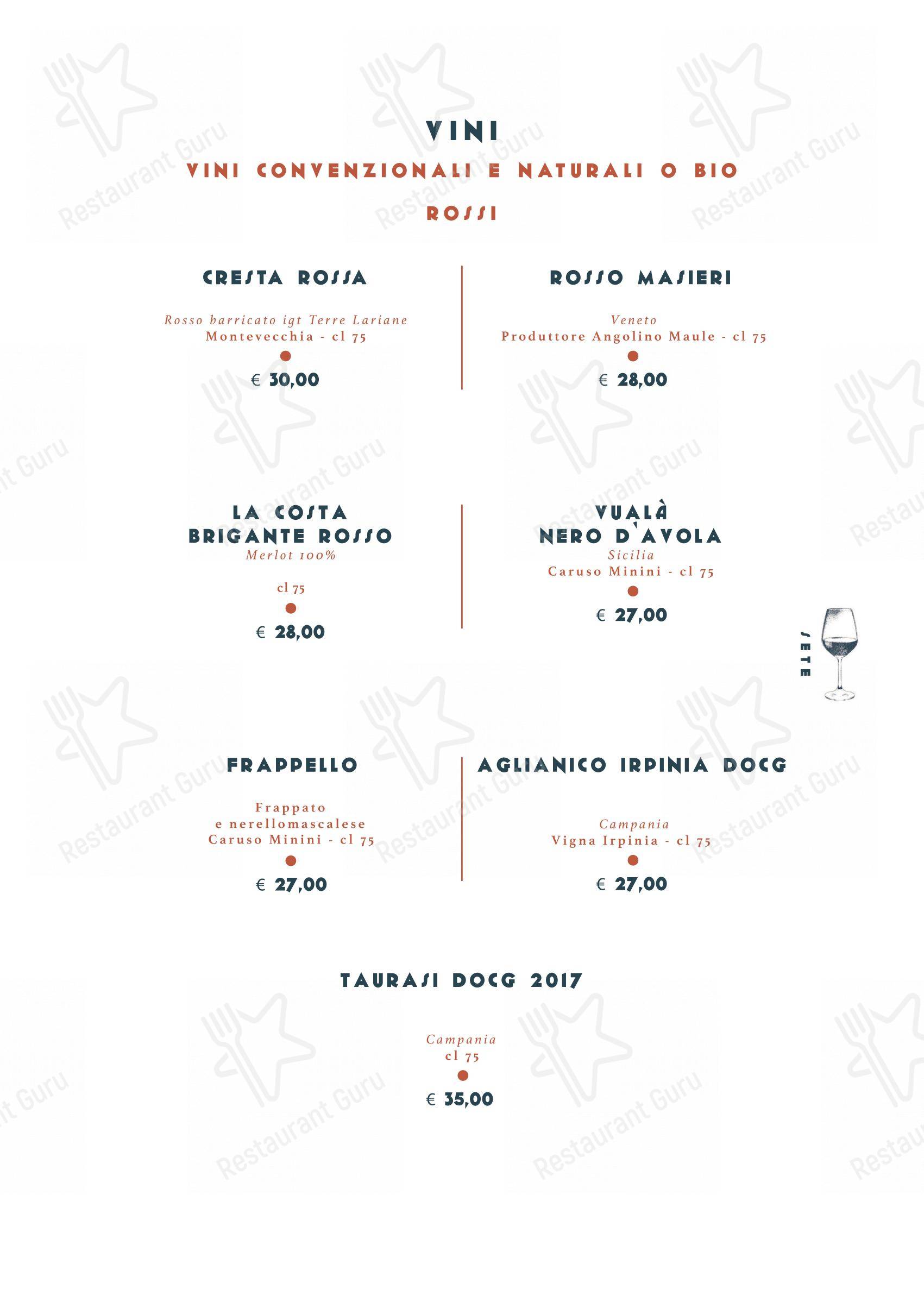 Menu per Enosteria Lipen pizzeria