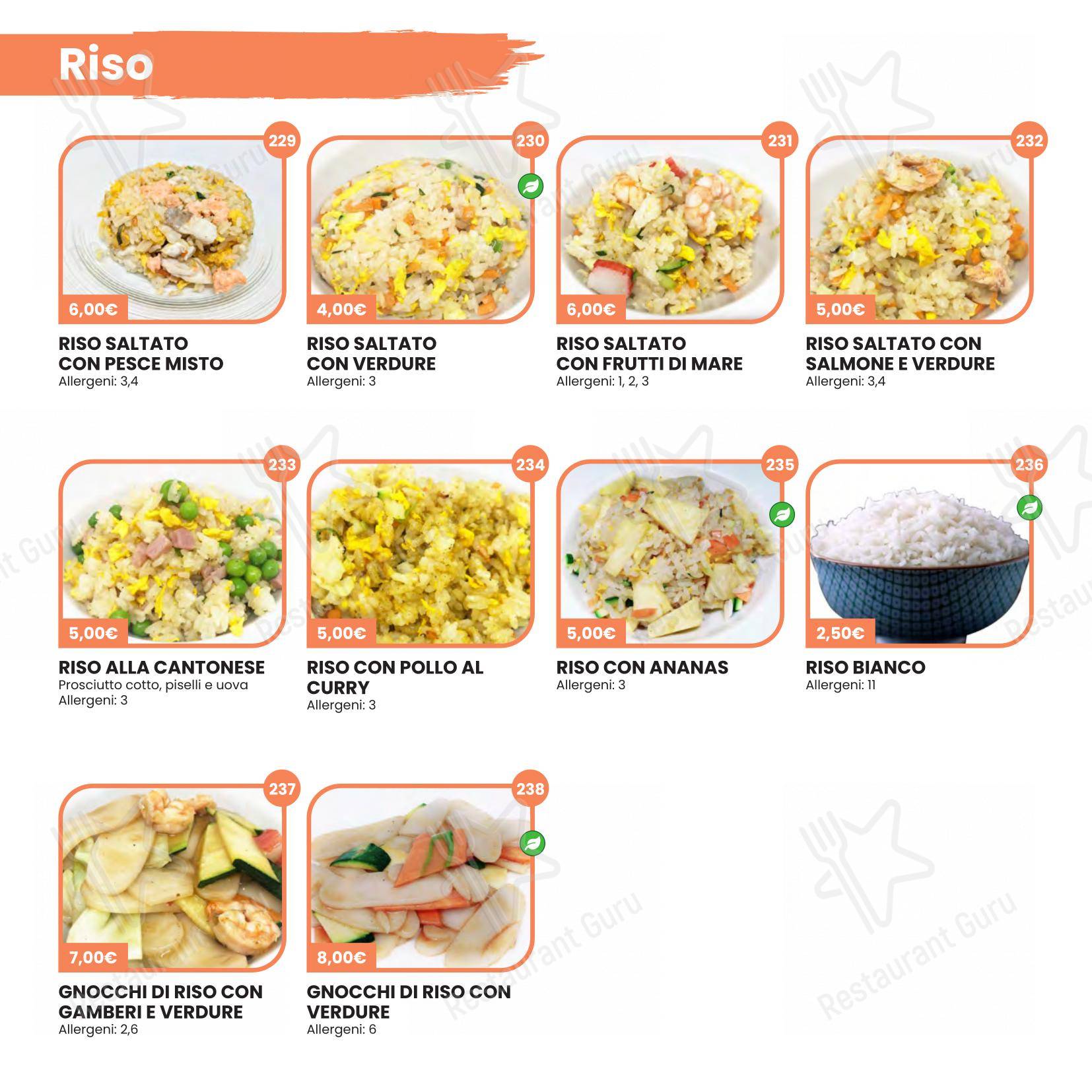 Hikari Sushi in Brescia - 菜单
