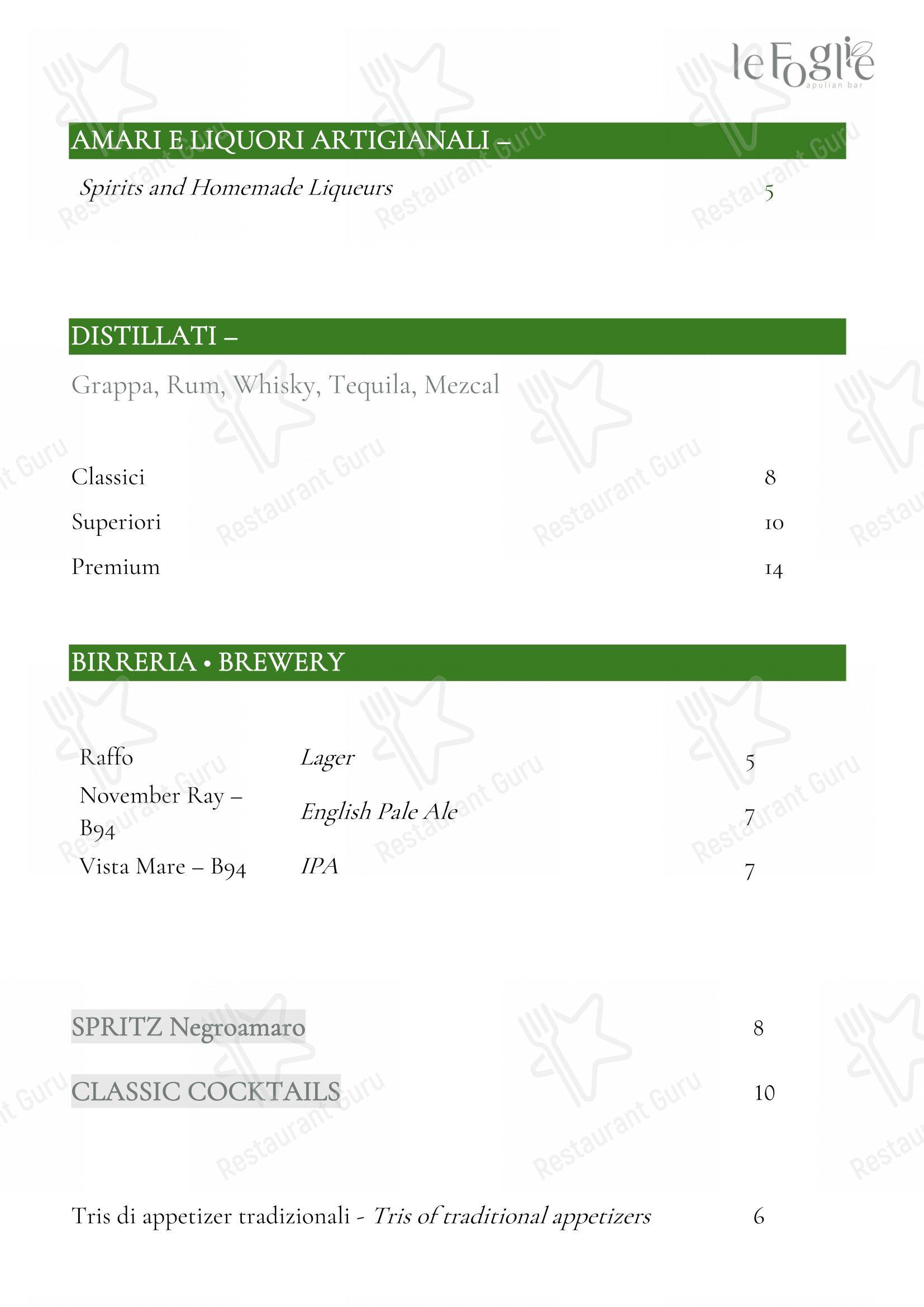 Menu di Il Tomolo - Ristorante - Borgo Mulino a Vento - Menu