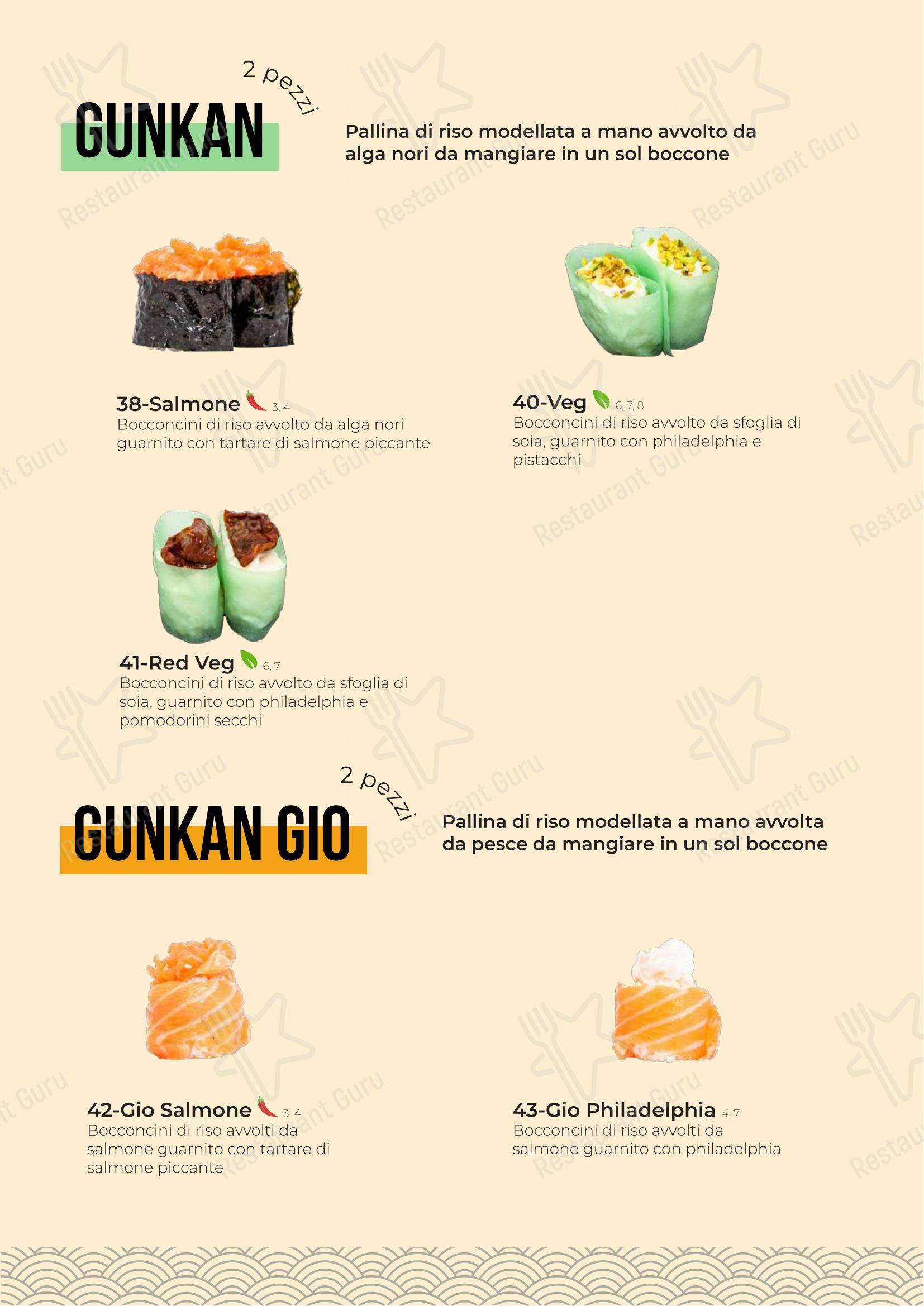 Long Sushi & Cocktails in Arese - 菜单