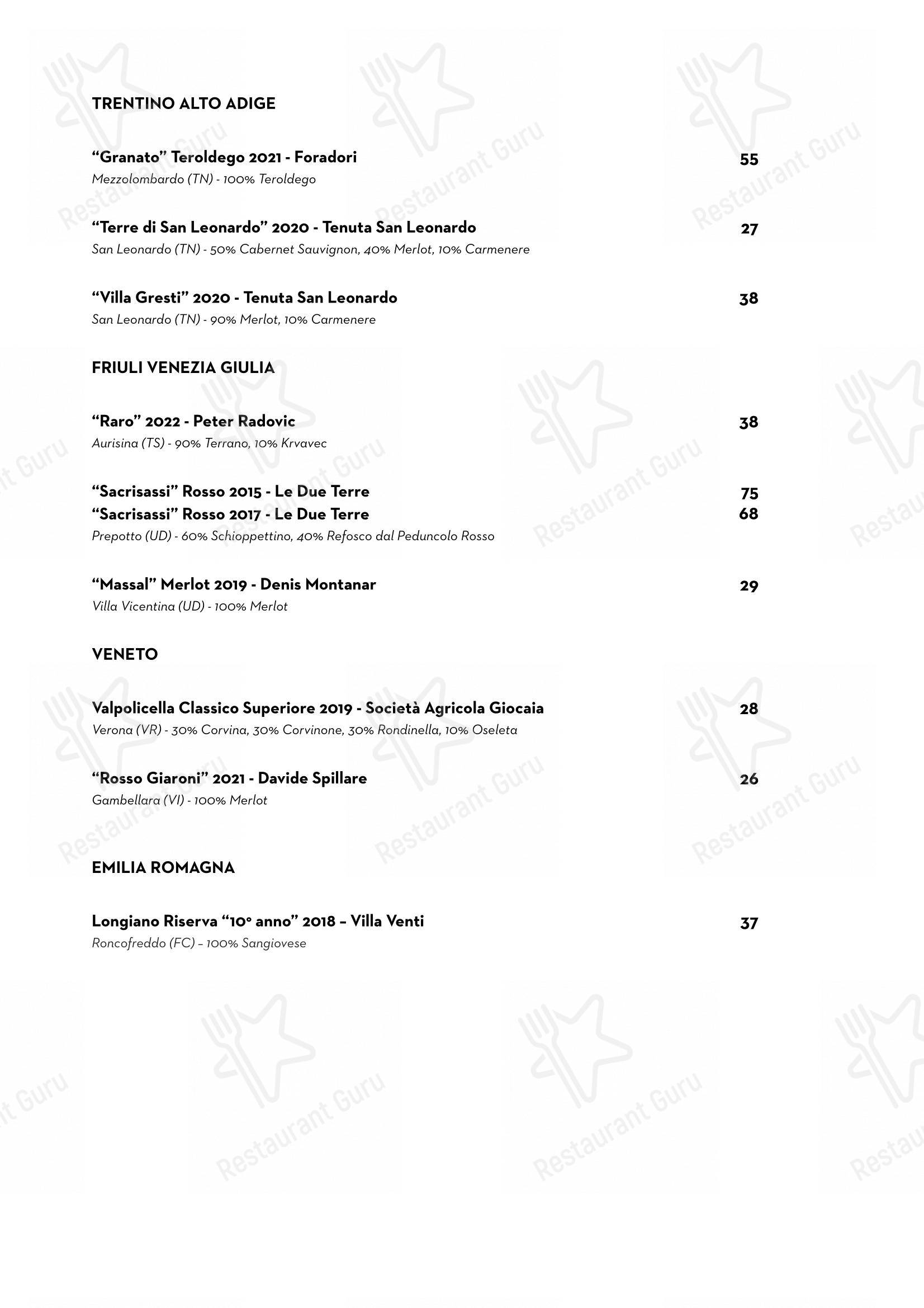 Luce Ristorante in Perugia - Menu