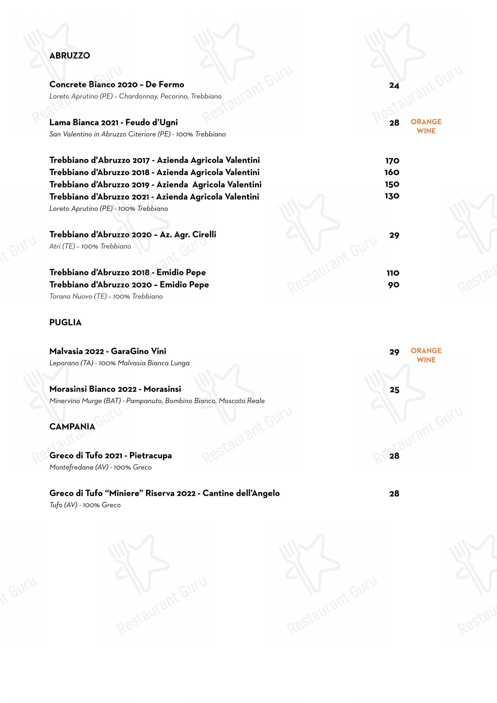 Luce Ristorante in Perugia - Menu
