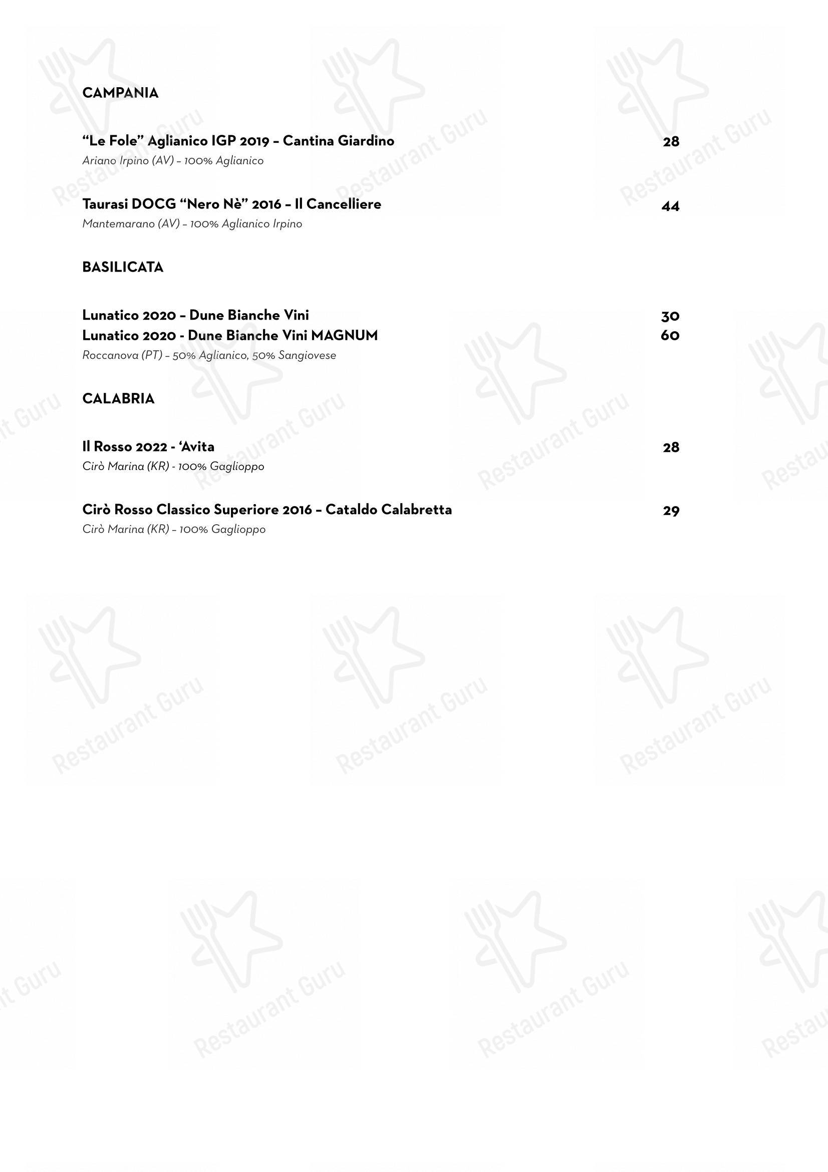 Luce Ristorante in Perugia - Menu