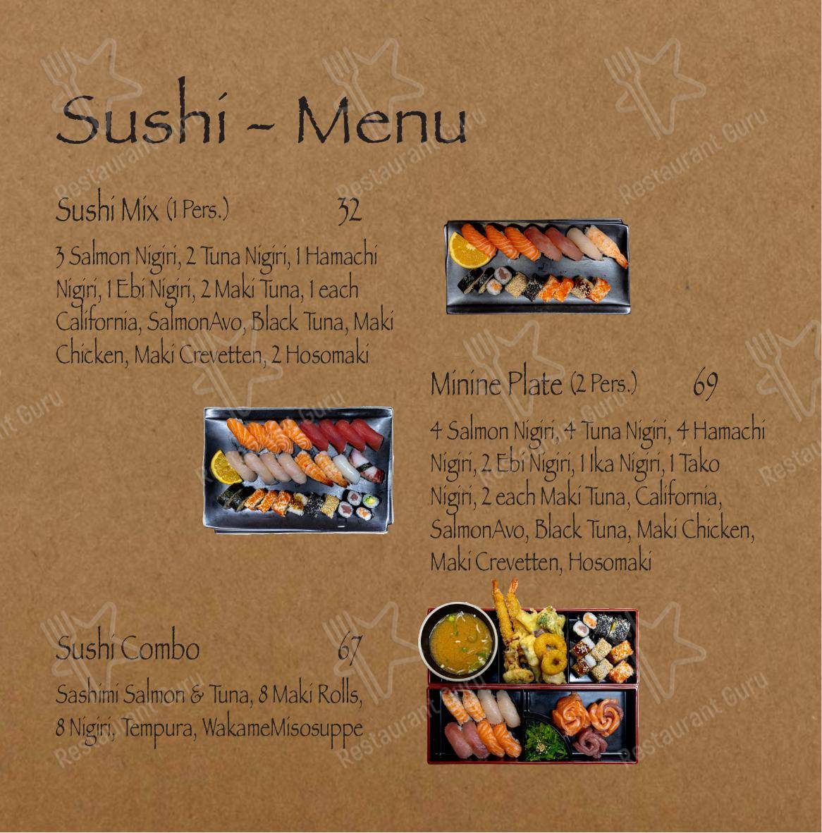 Menu bar per Minine in Zurigo