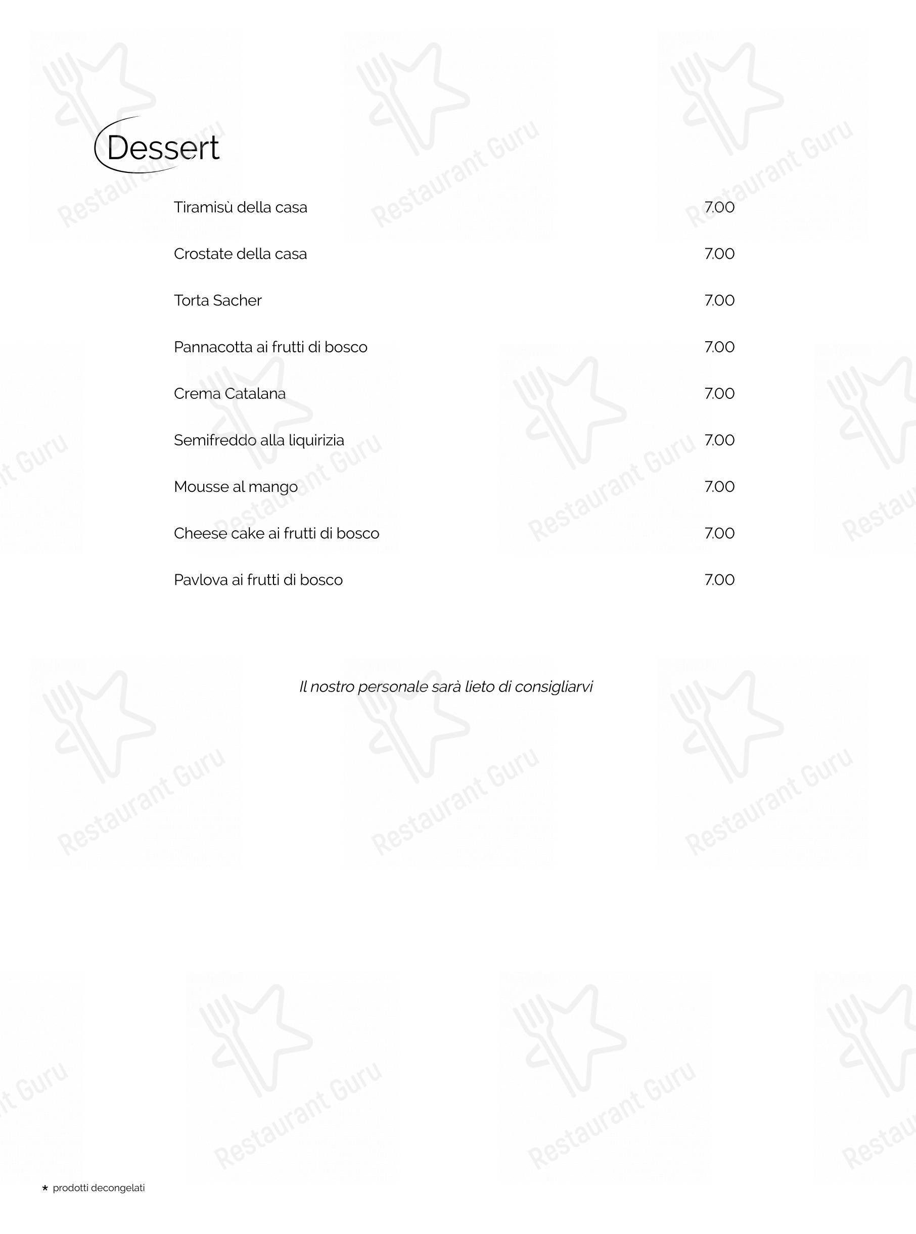 Menu per Ristorante Piave ristorante