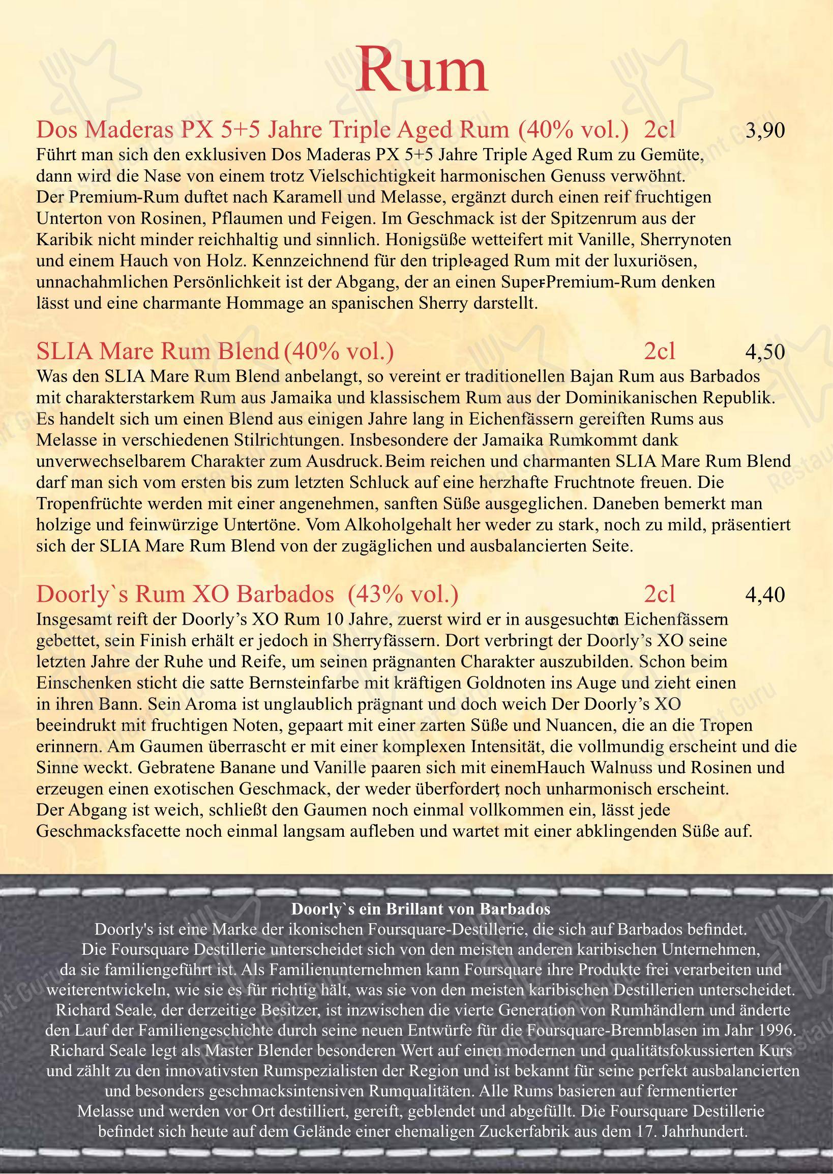 Restaurant Journal dans Potsdam - Menu bar
