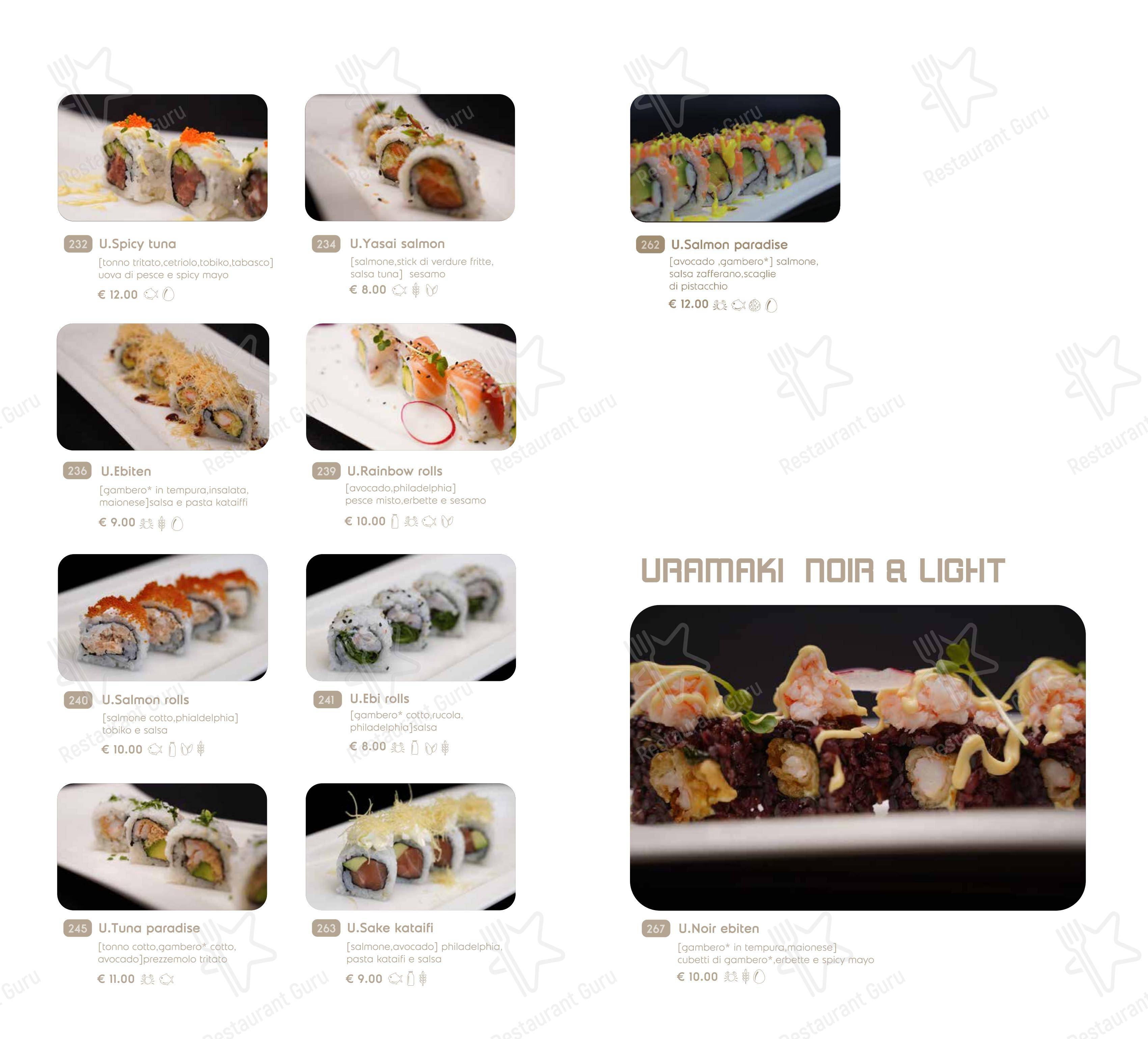Menu di Hayashi Cremona - Menu