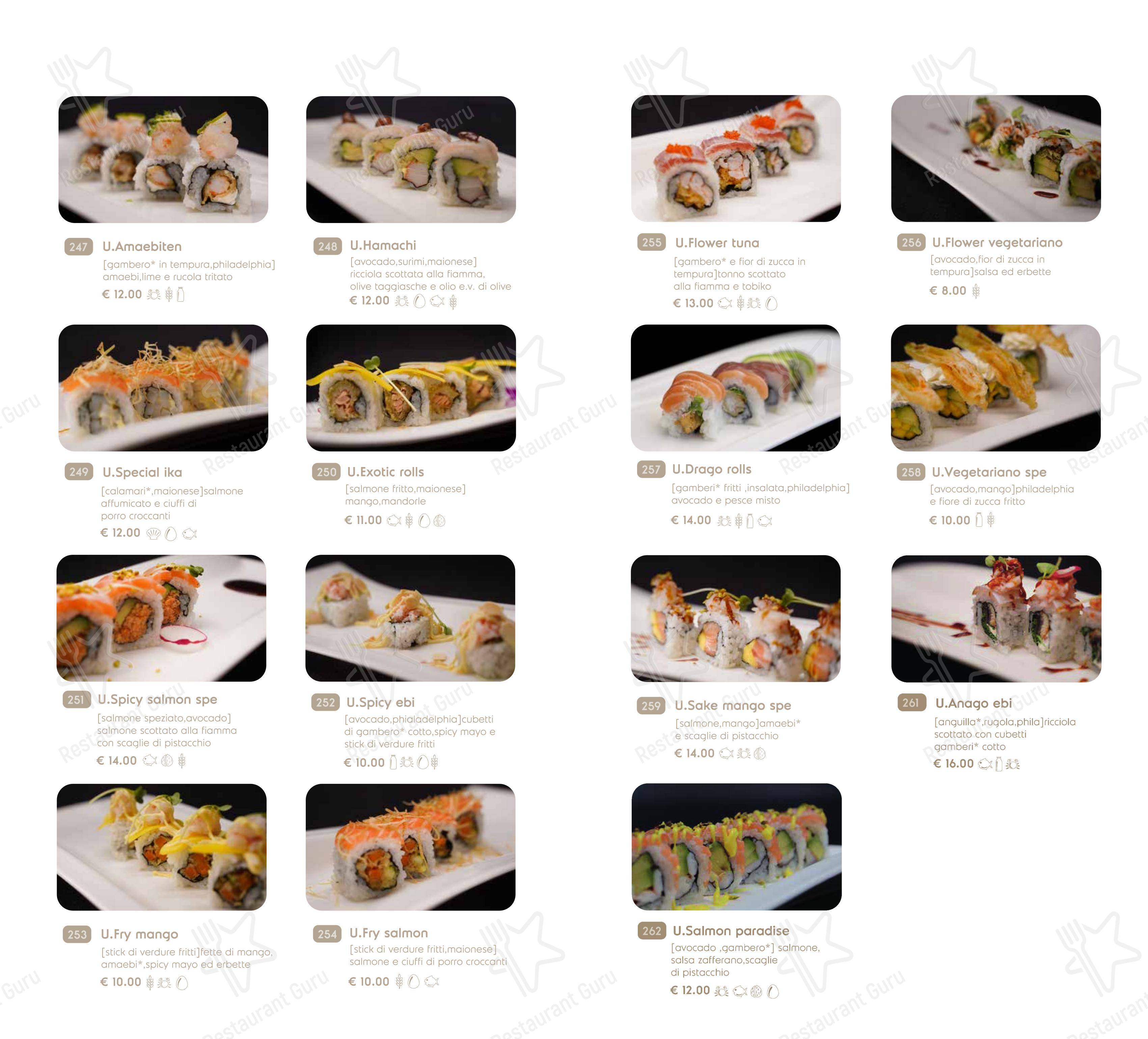 Menu di Hayashi Cremona - Основное меню