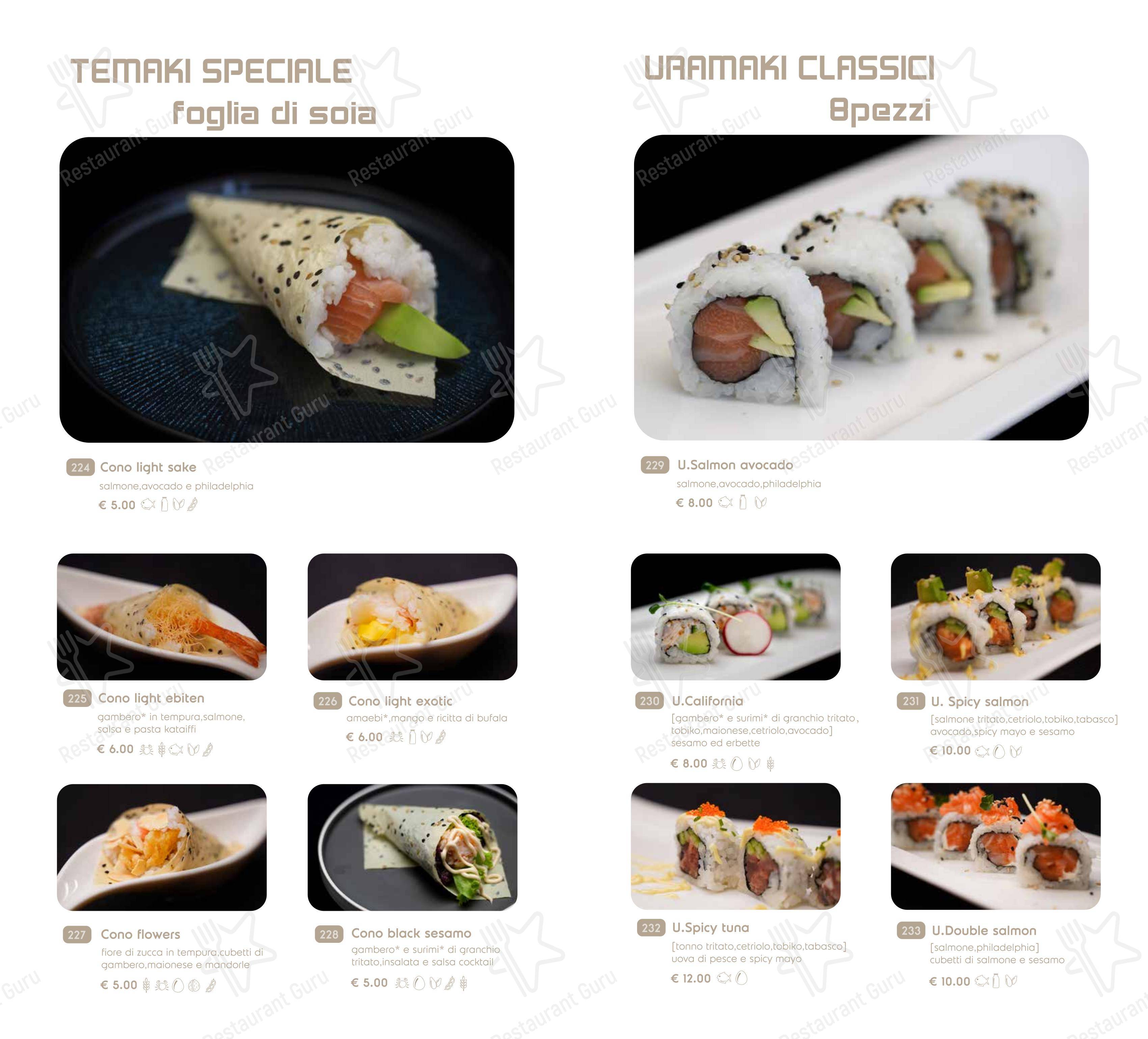 Основное меню per Hayashi Cremona ristorante