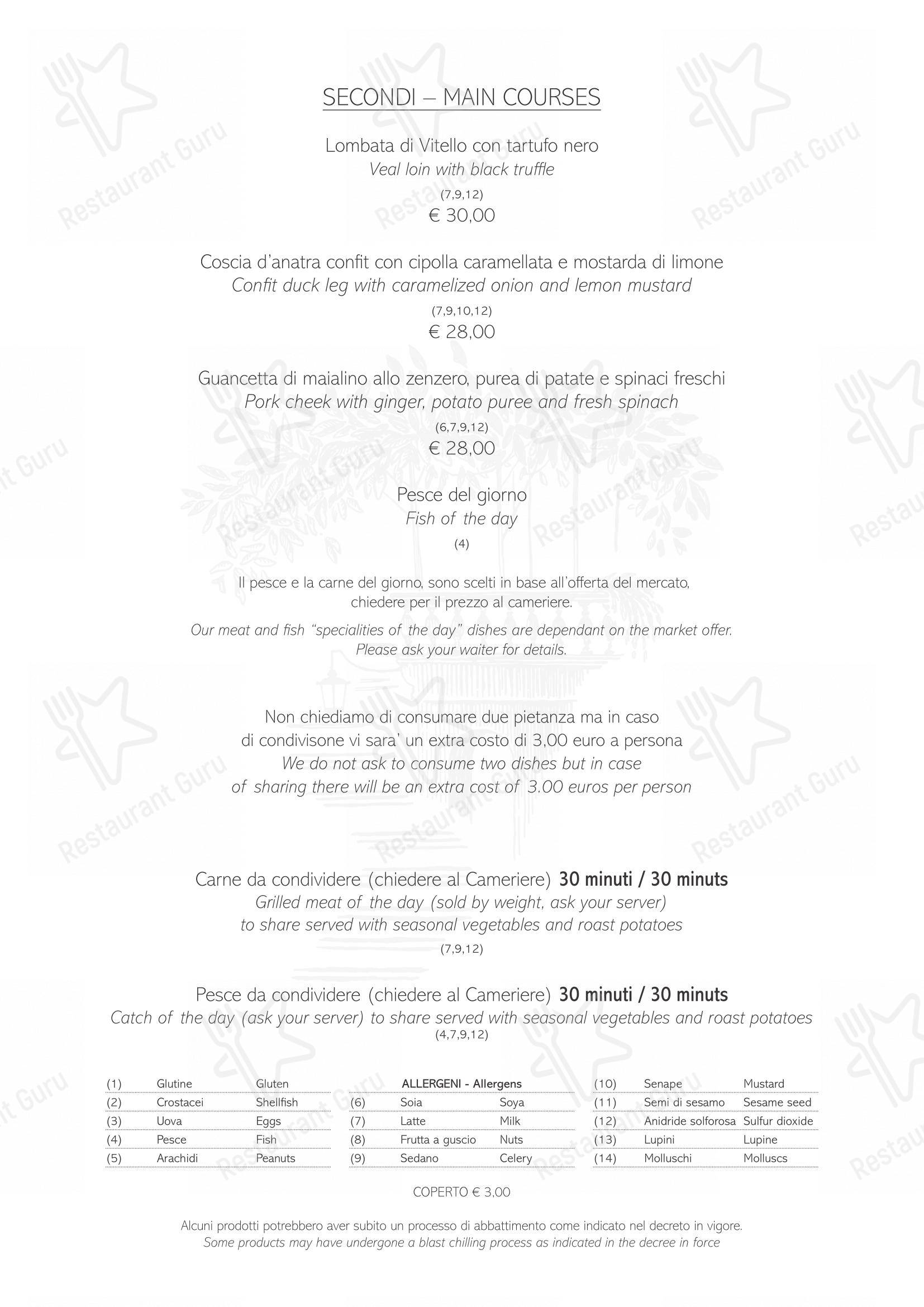 Коктейльная карта per Ristorante Bilacus ristorante