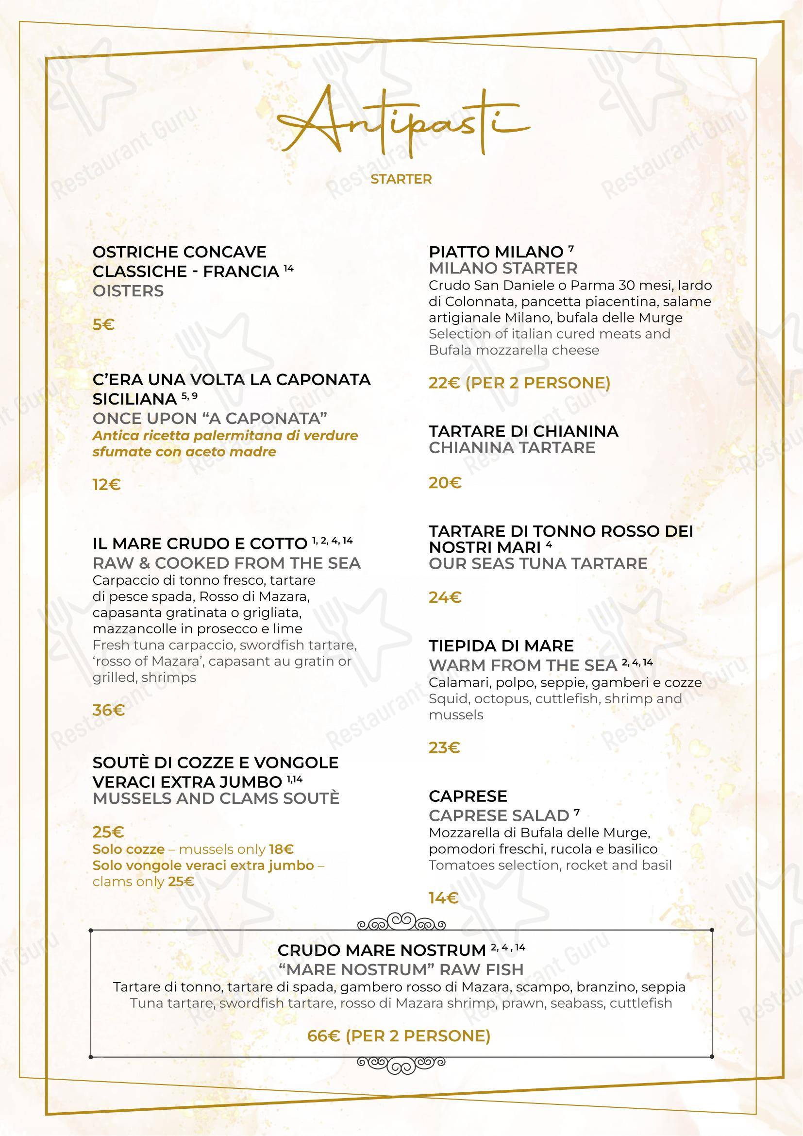 Ristorante Cortevecchia Arese in Arese - Menu