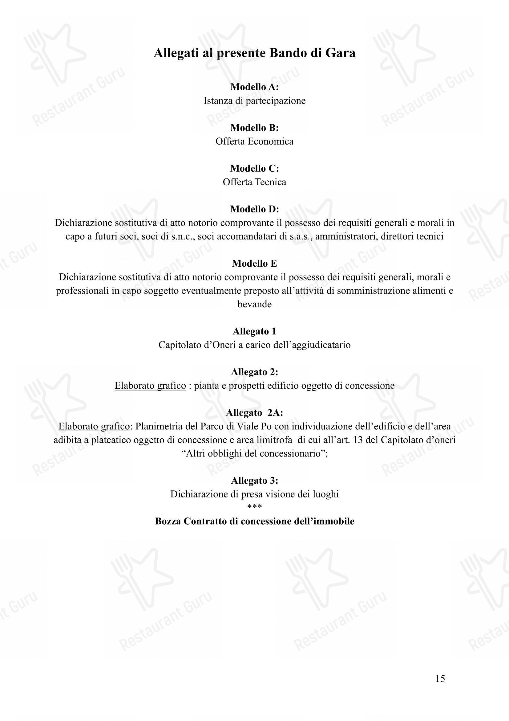 Menu per Il Venexino - Nonsolocaffè ristorante