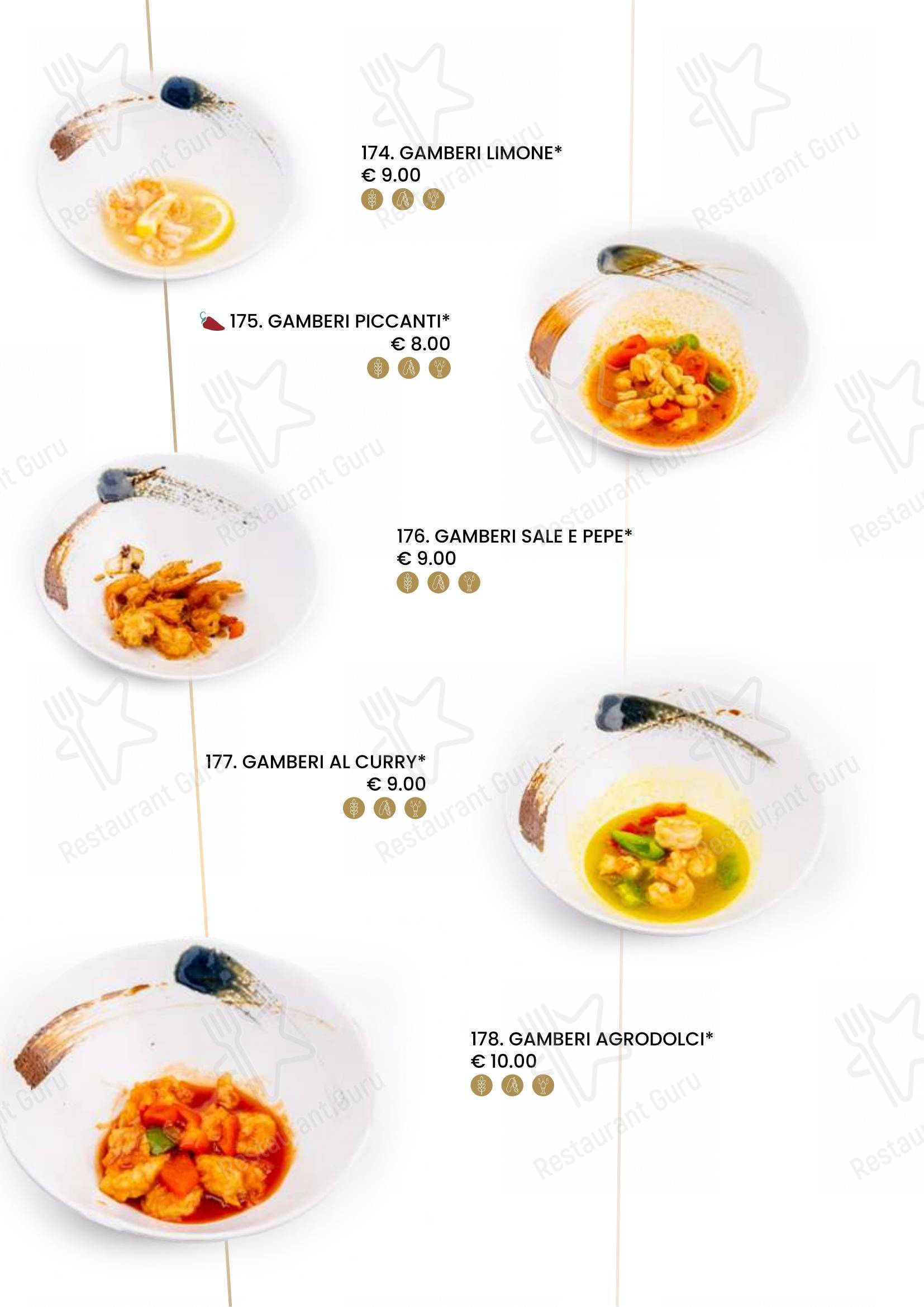 Menu di Ristorante Sushi Yami Vercelli - Menu bar