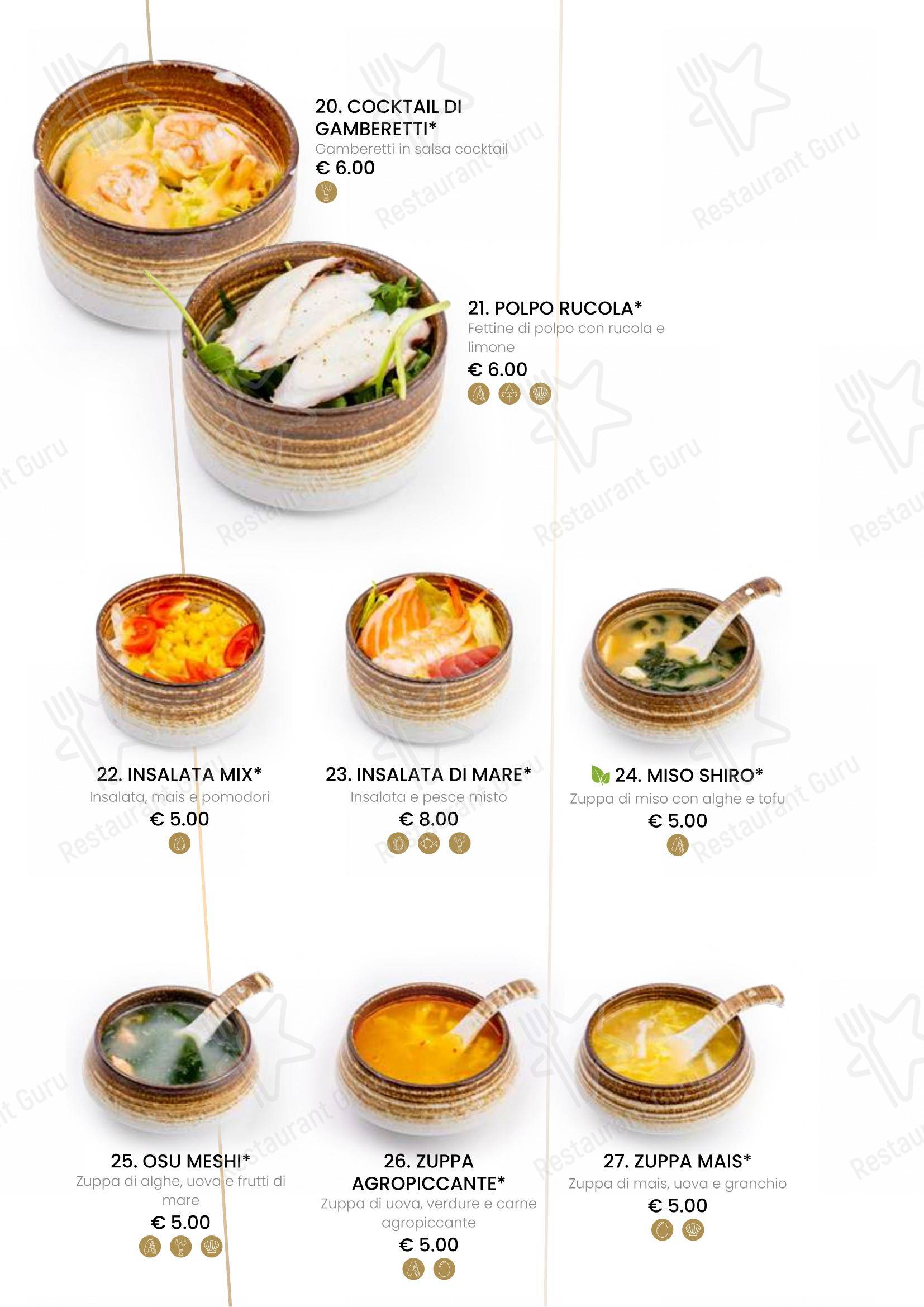 Ristorante Sushi Yami Vercelli in Vercelli - Menu bar