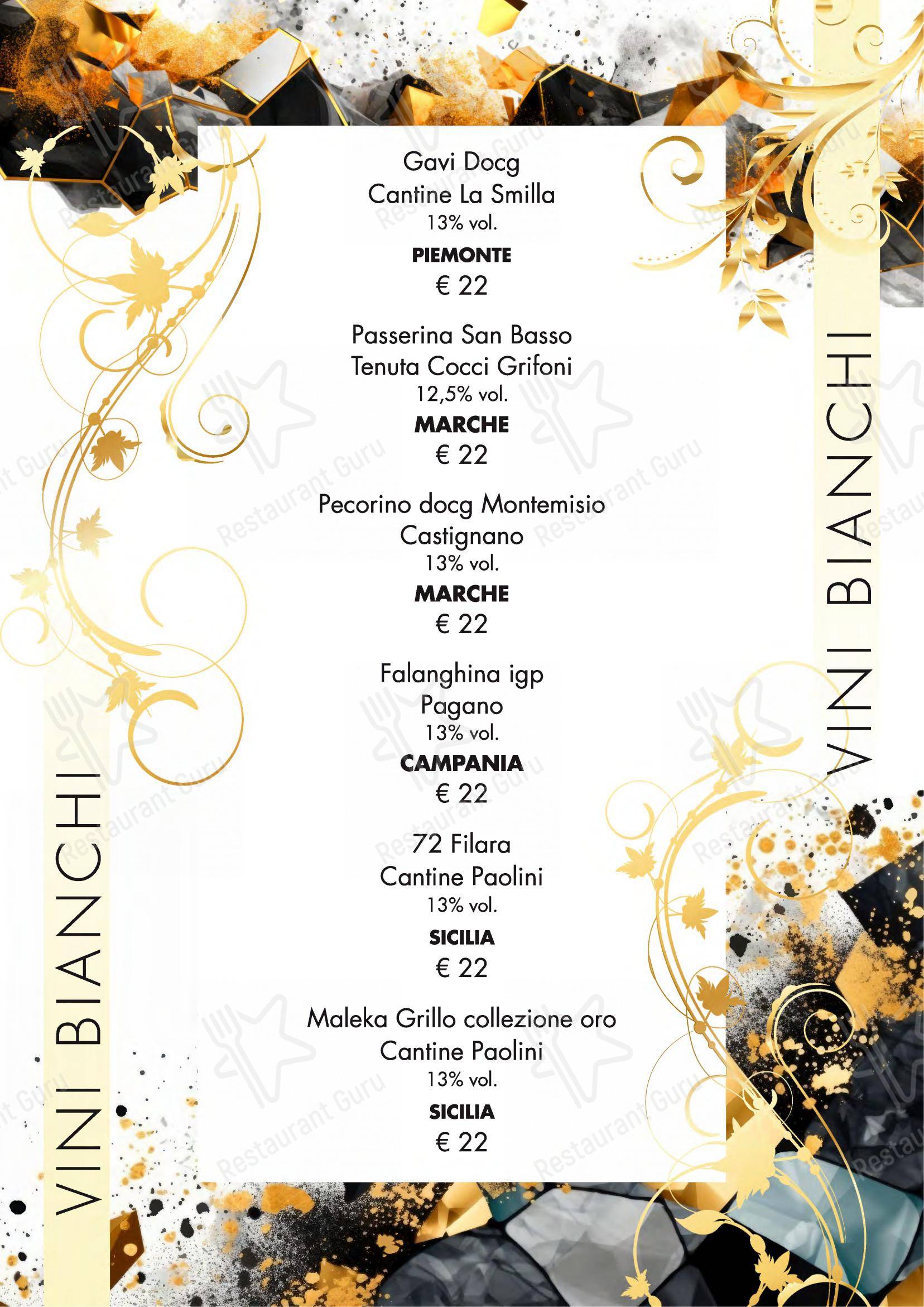 Seminara Restaurant in Viverone - Menu bar
