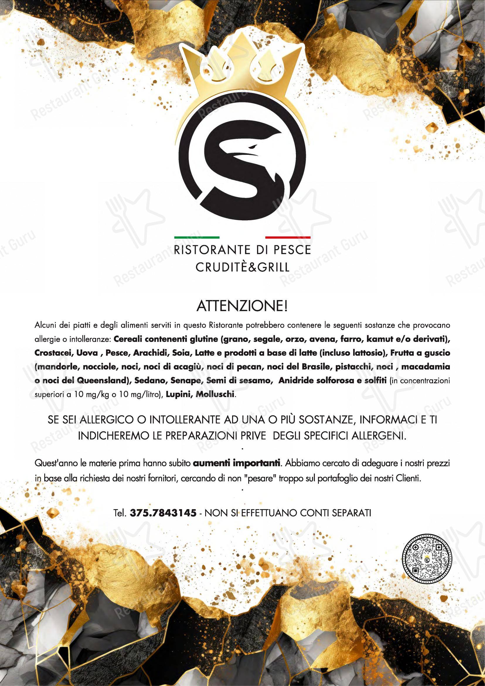 Menu per Seminara Restaurant in Viverone