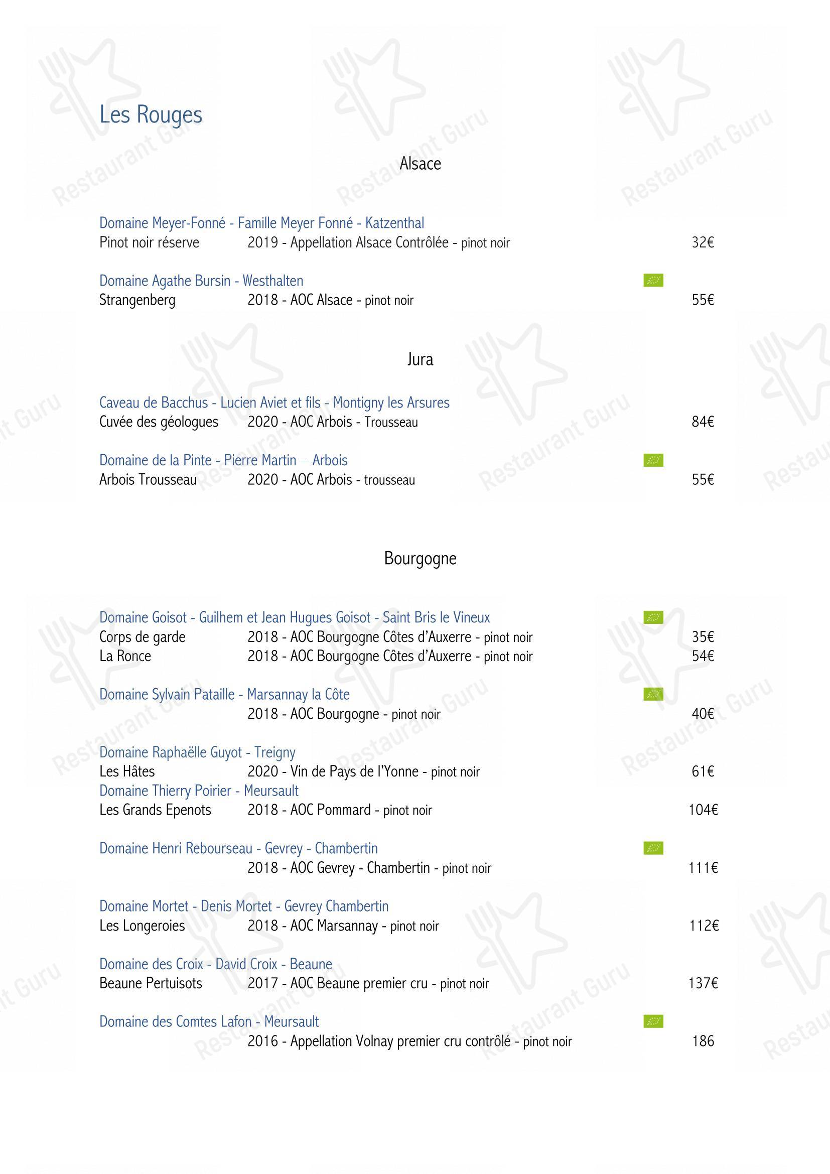 Menu pour SouKa Bistrot des Vins - Restaurant Caviste Bar a Vins restaurant