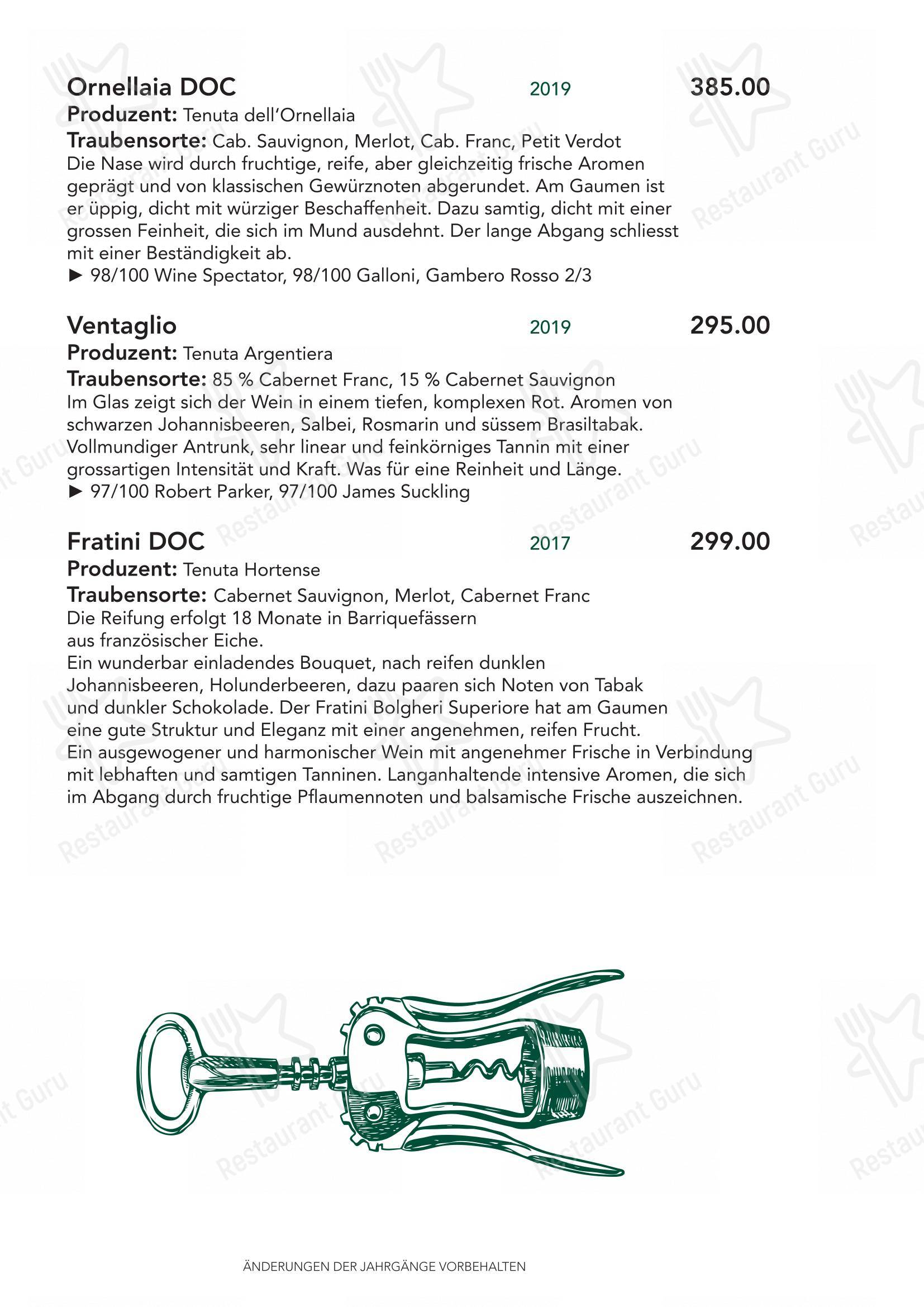 Крафт меню per Türmli Restaurant & Pizzeria in Sempach