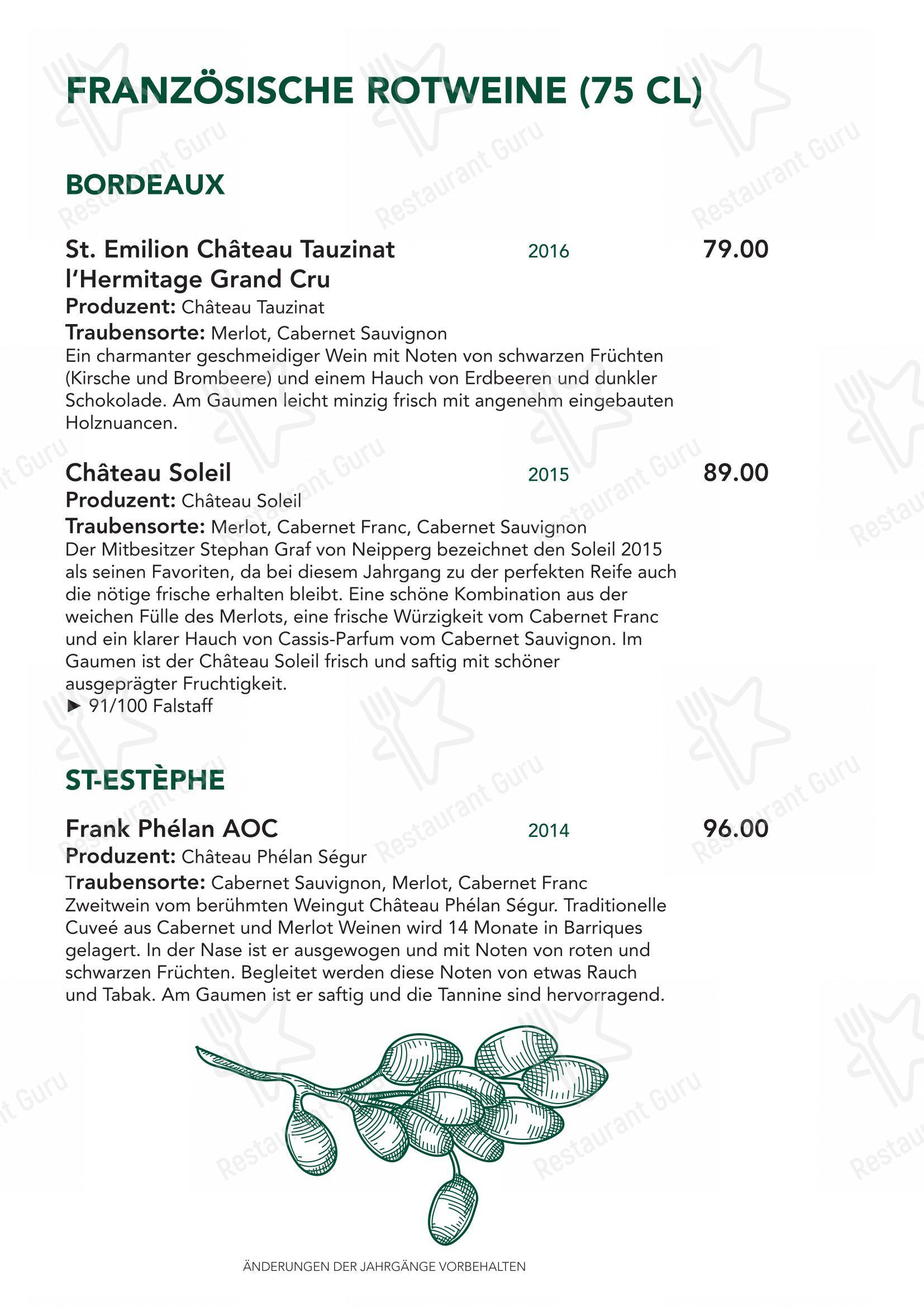 Крафт меню per Türmli Restaurant & Pizzeria pizzeria