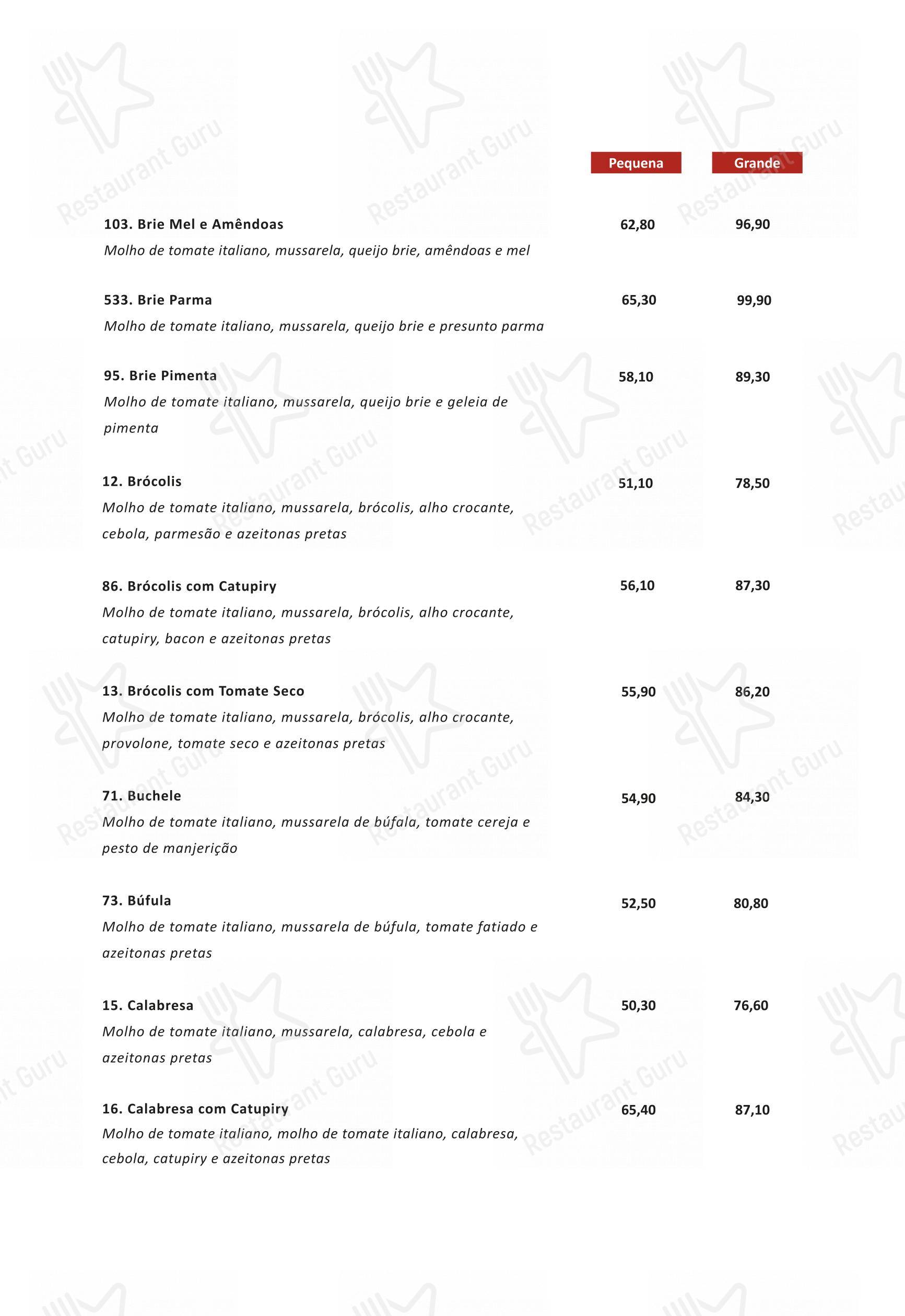 Menu para WO Brasa & Pizza em Valinhos
