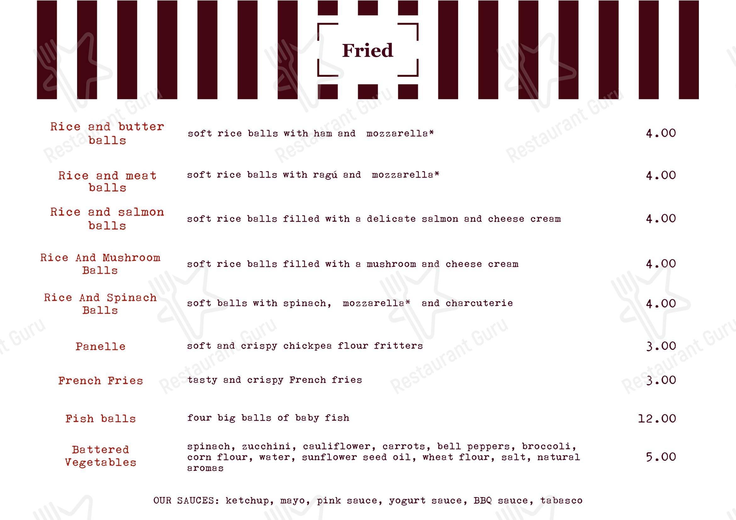 Menu per Mondo Pizza in Marsala