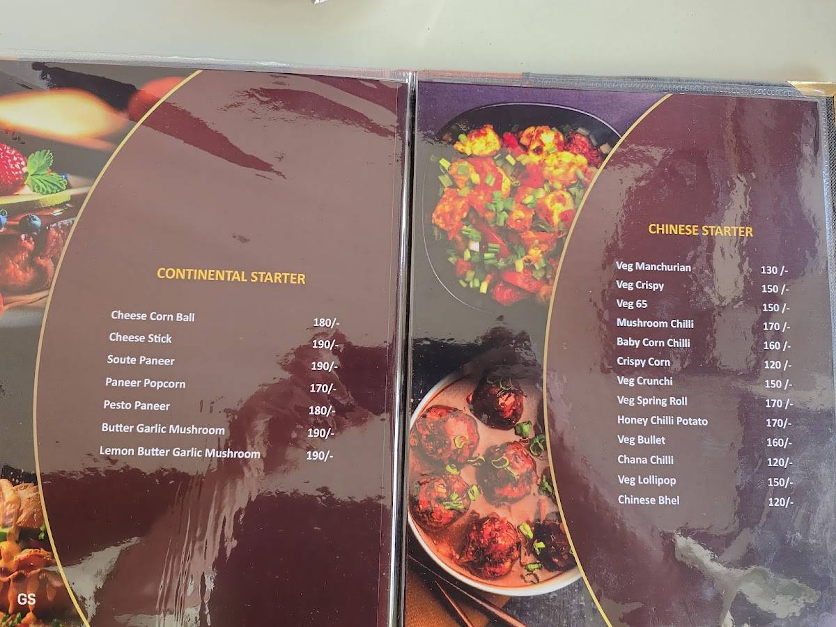 Food Corner menu