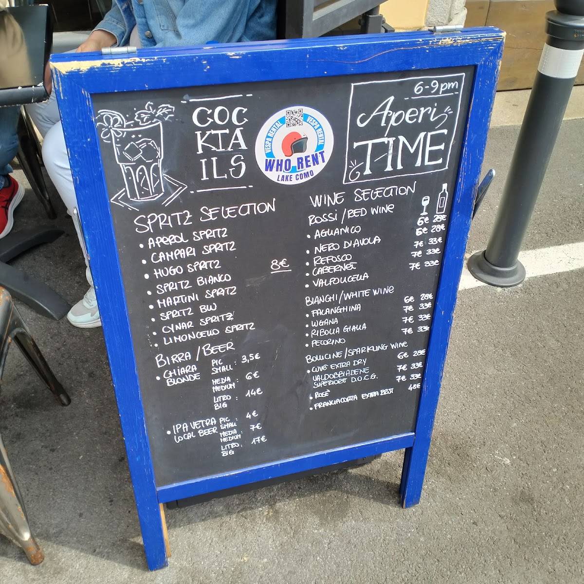 Menu di 100 Lire Como 