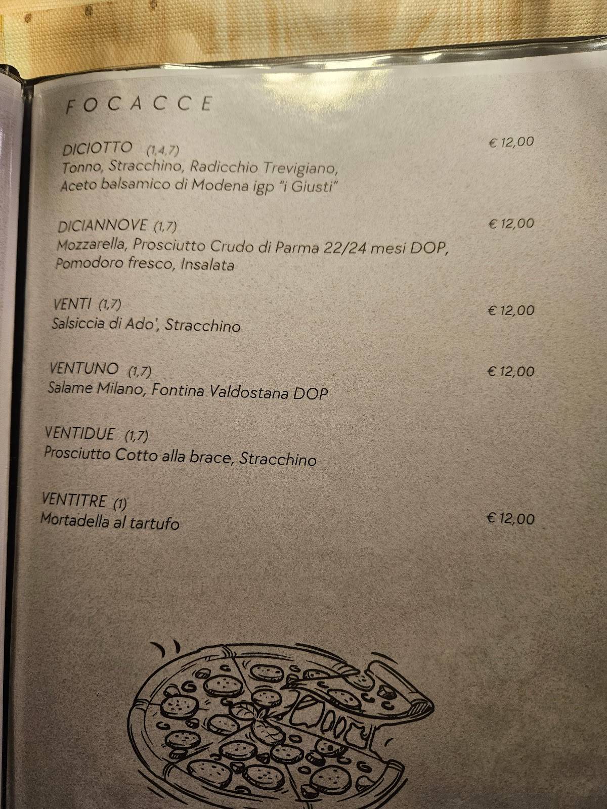 Menu di 21 Posti 