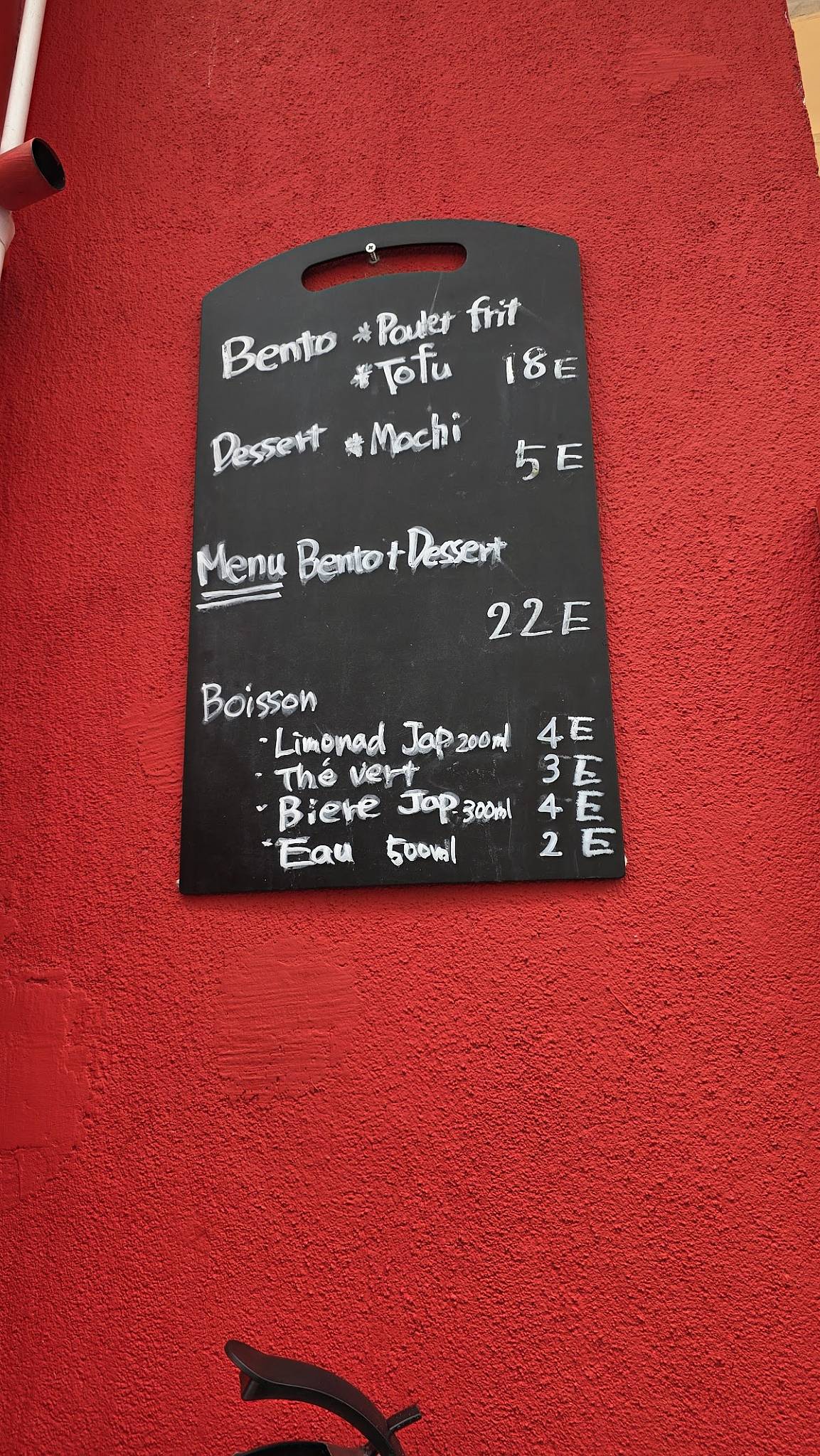 Menu de 4M2