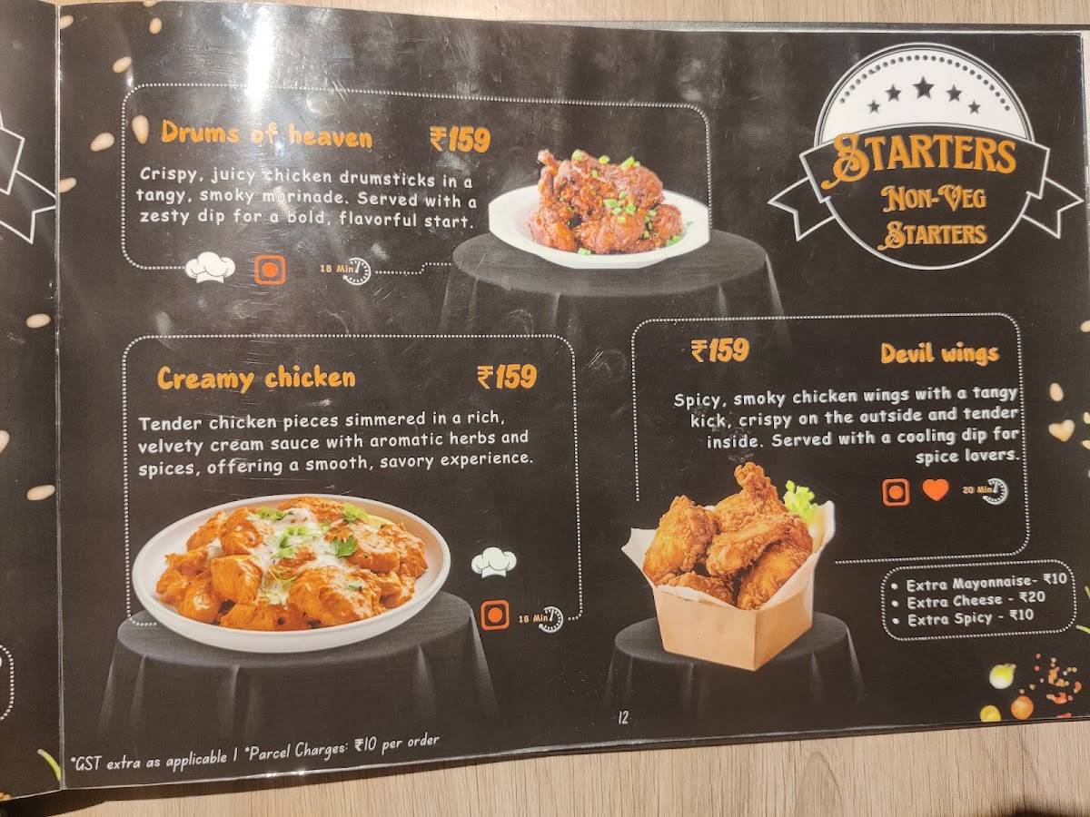 9 To 99 What The Food menu