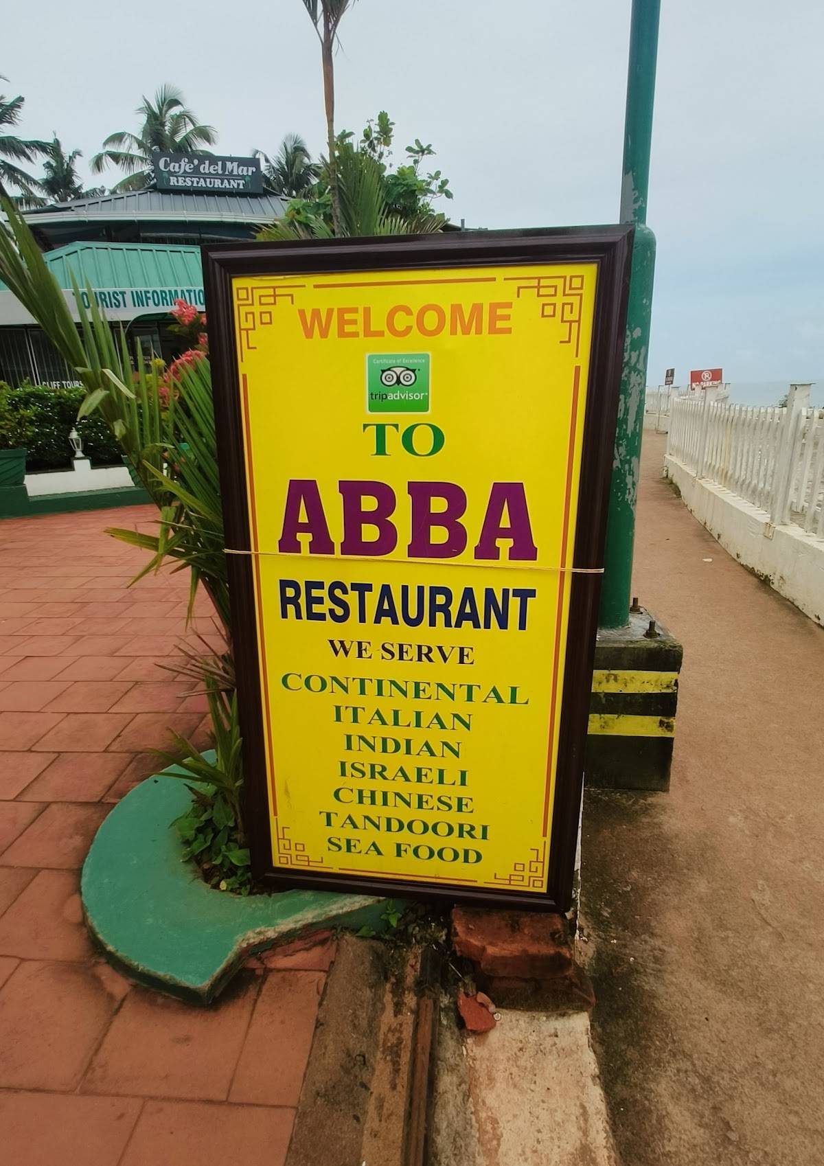 ABBA Restaurant & Everest German bakery menu