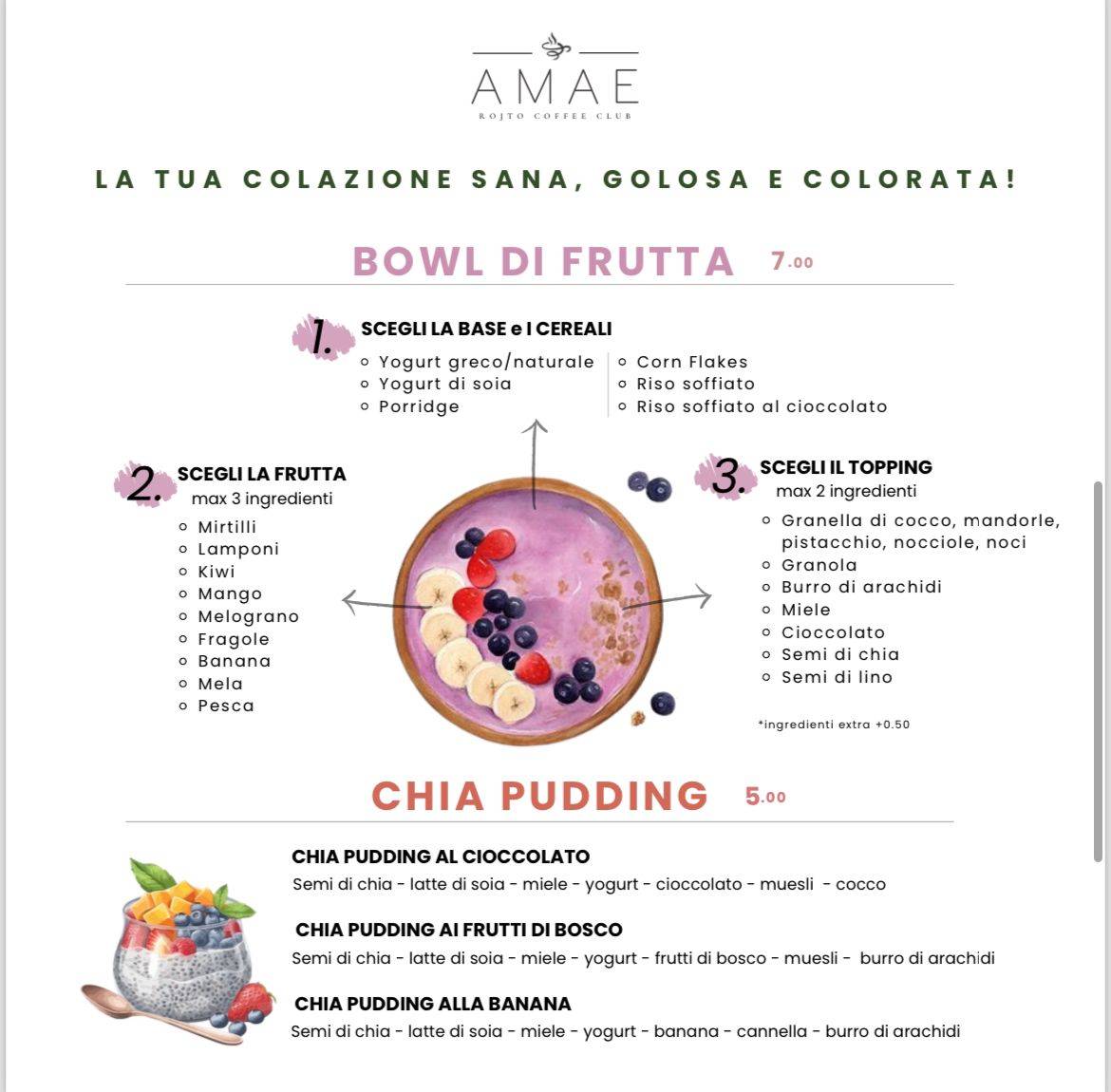 Menu di AMAE 