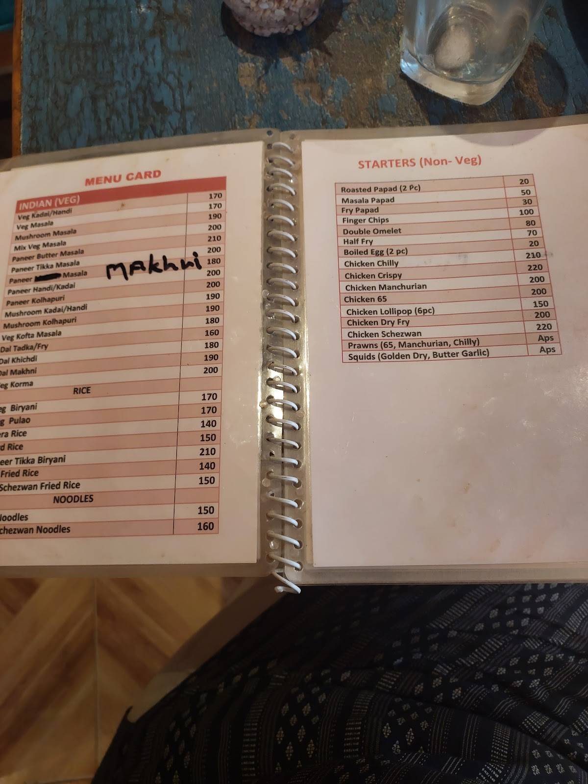 Flying Fish menu