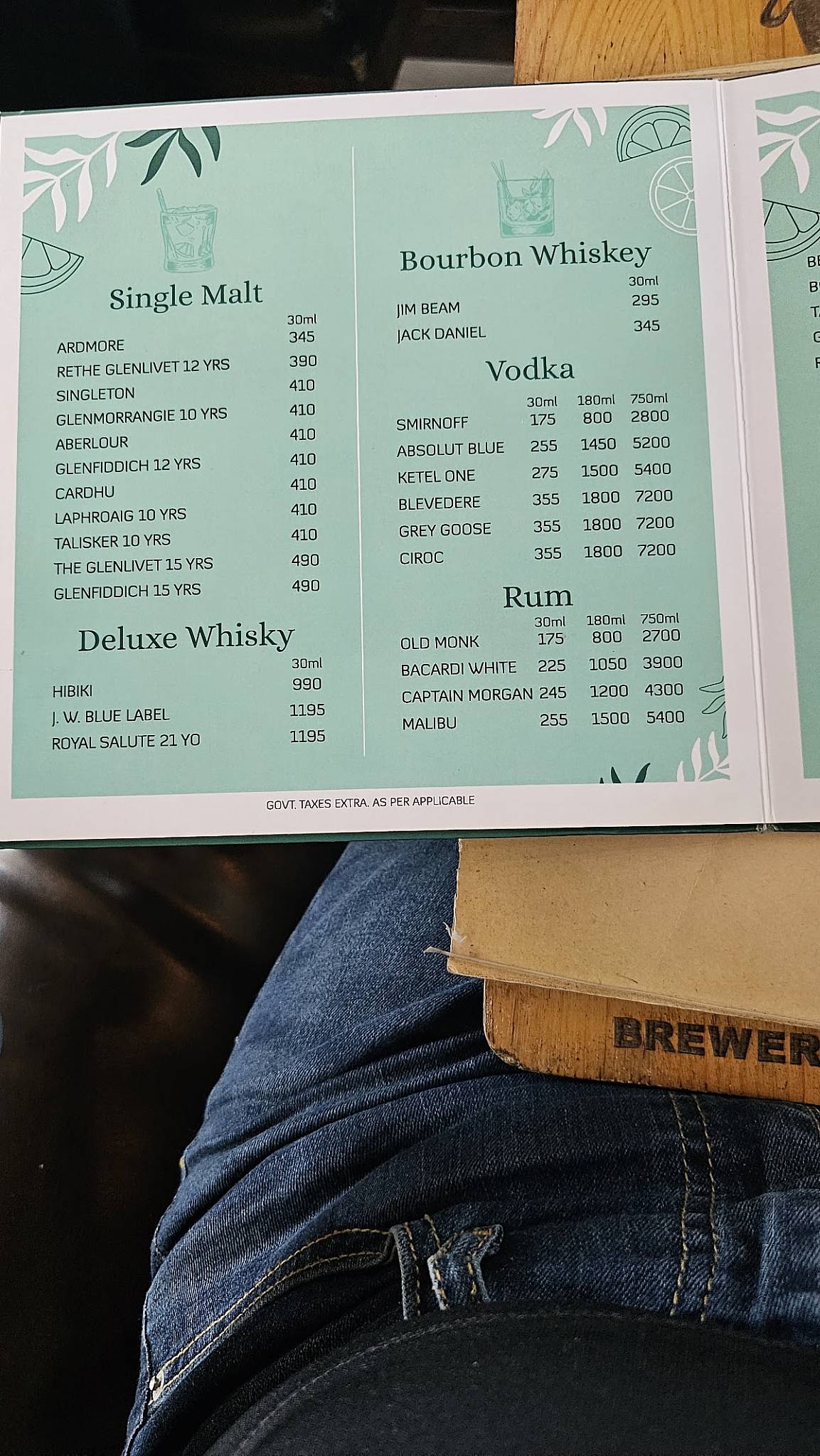 Adda menu