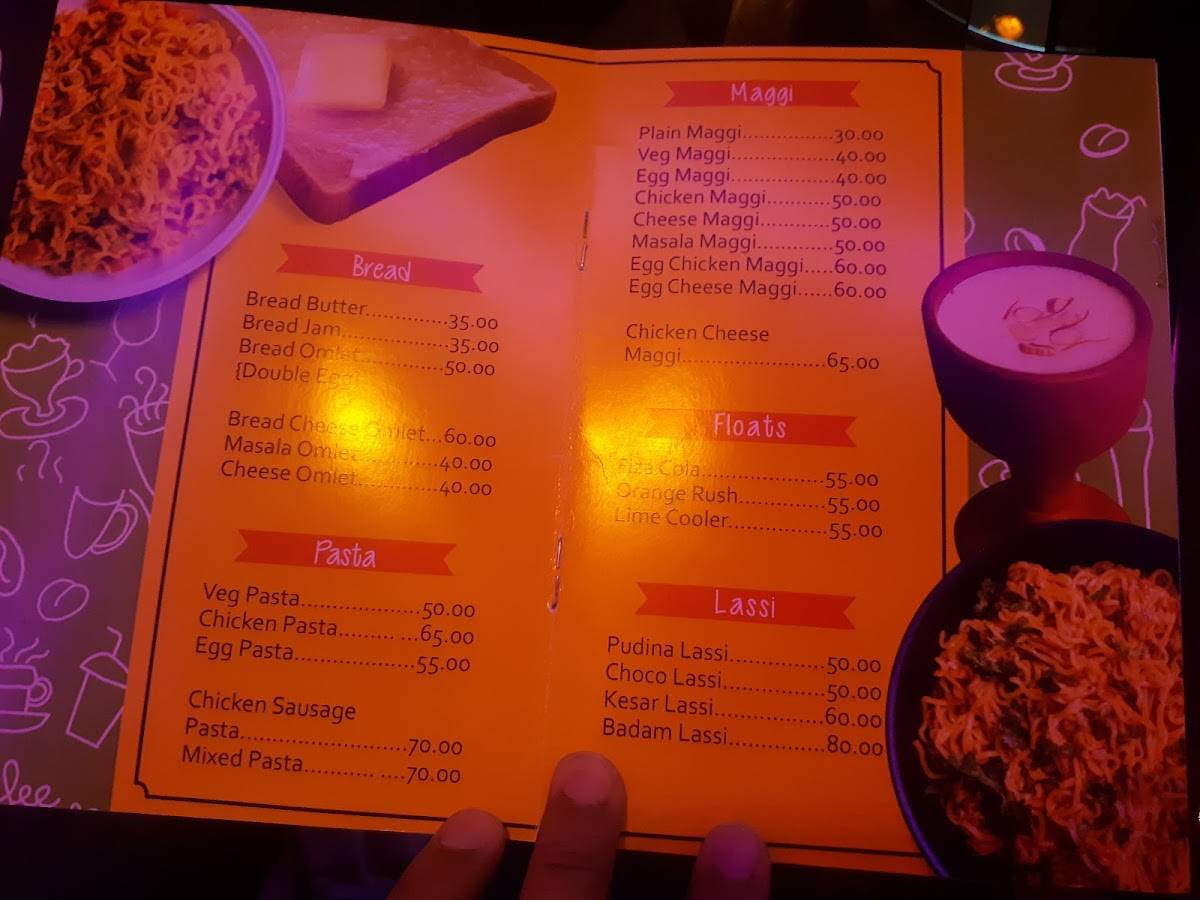 Adda The Cafe menu