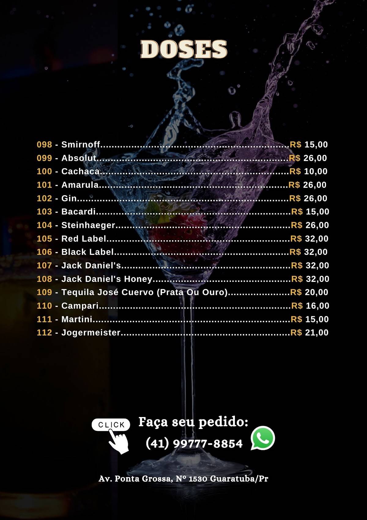 Al Maré Restaurante e Choperia cardápio