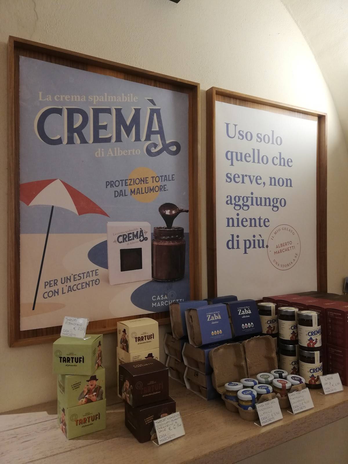 Menu di Alberto Marchetti Gelaterie 
